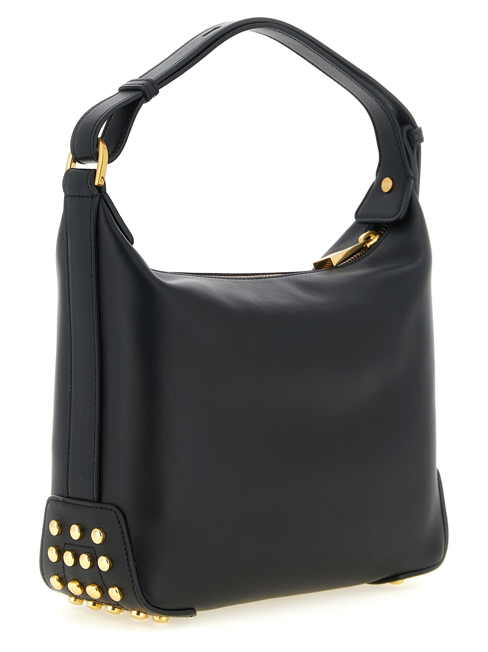 Tod's Schwarze Kalbsleder-Schultertasche