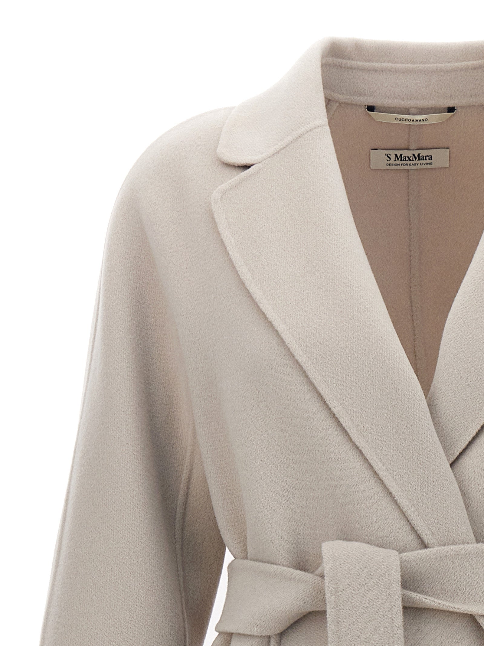'S Max Mara Beiger Wollmantel