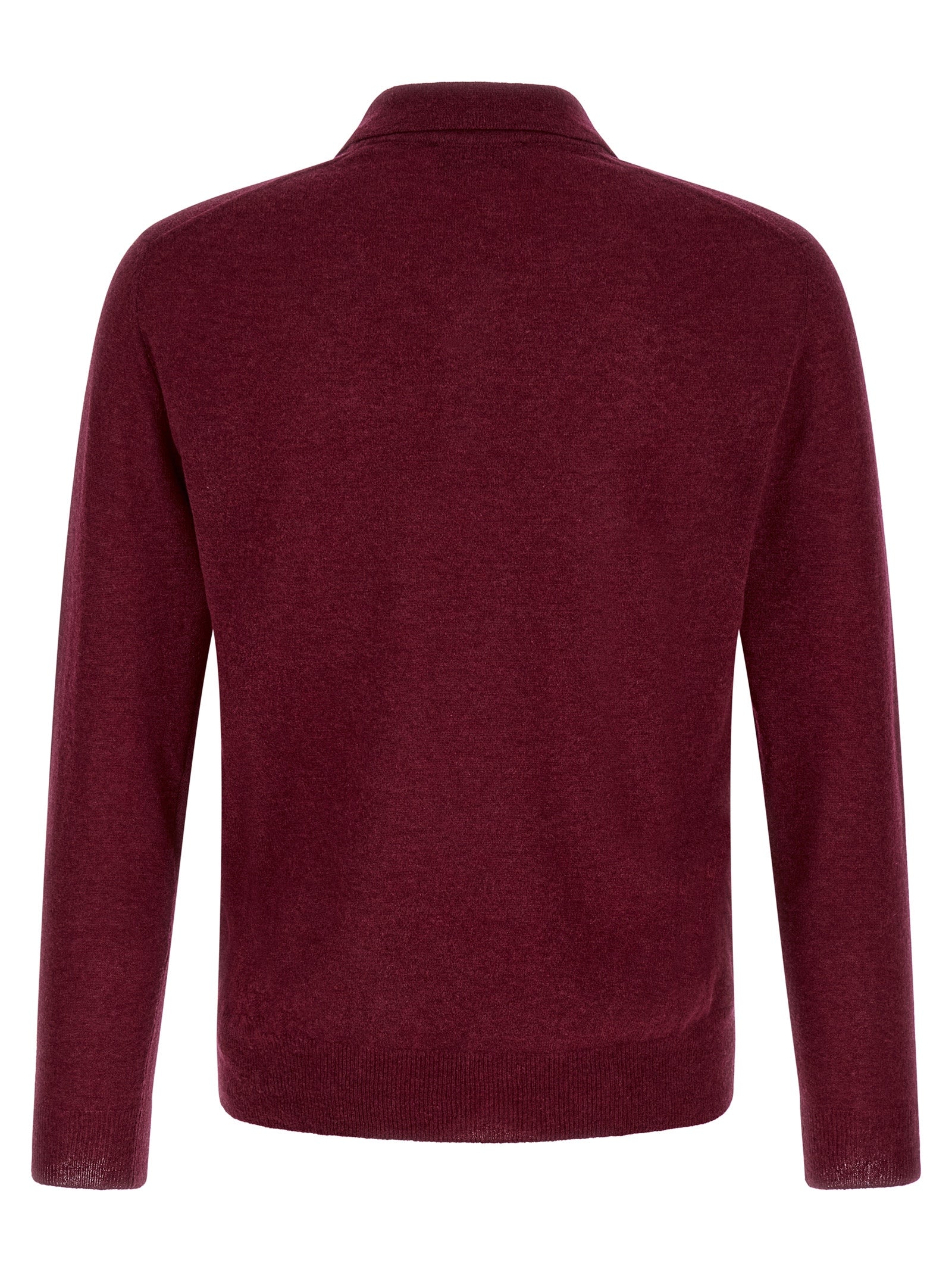 ZANONE Bordeaux Kaschmir Poloshirt