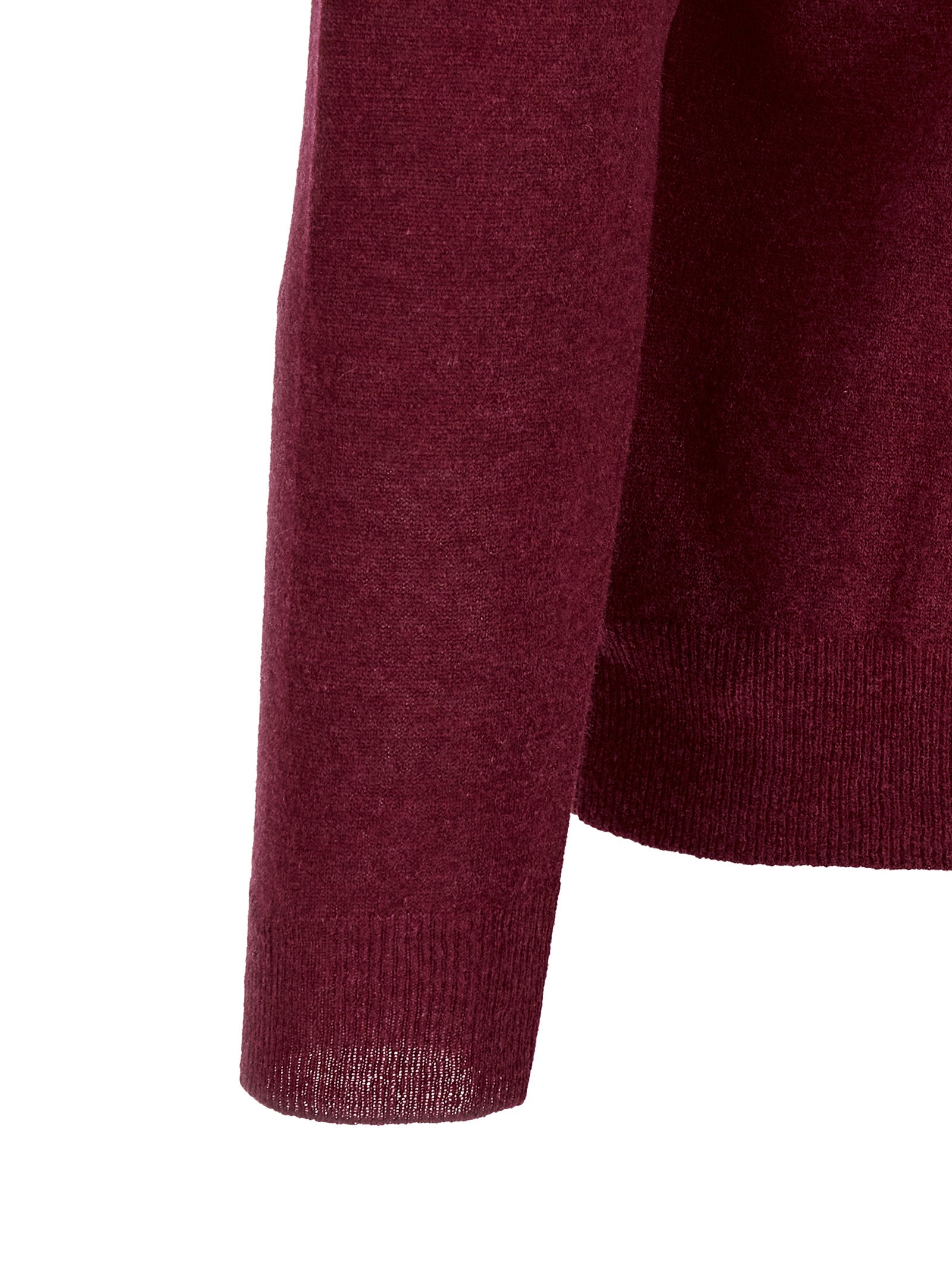 ZANONE Bordeaux Kaschmir Poloshirt