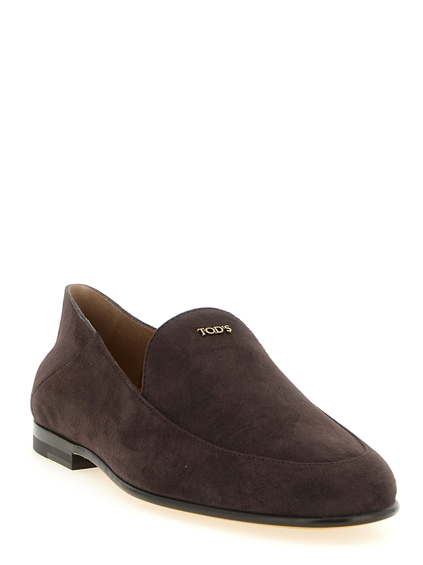 Tod's Braune Loafer aus Ziegenleder