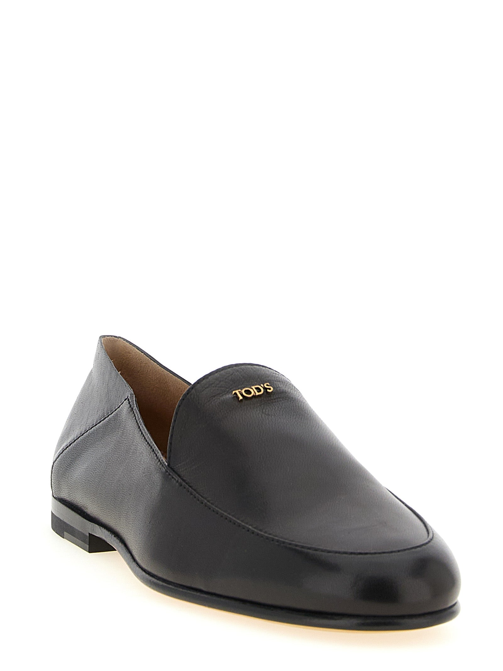 Tod's Schwarze Loafer aus Lammleder zum Schlüpfen