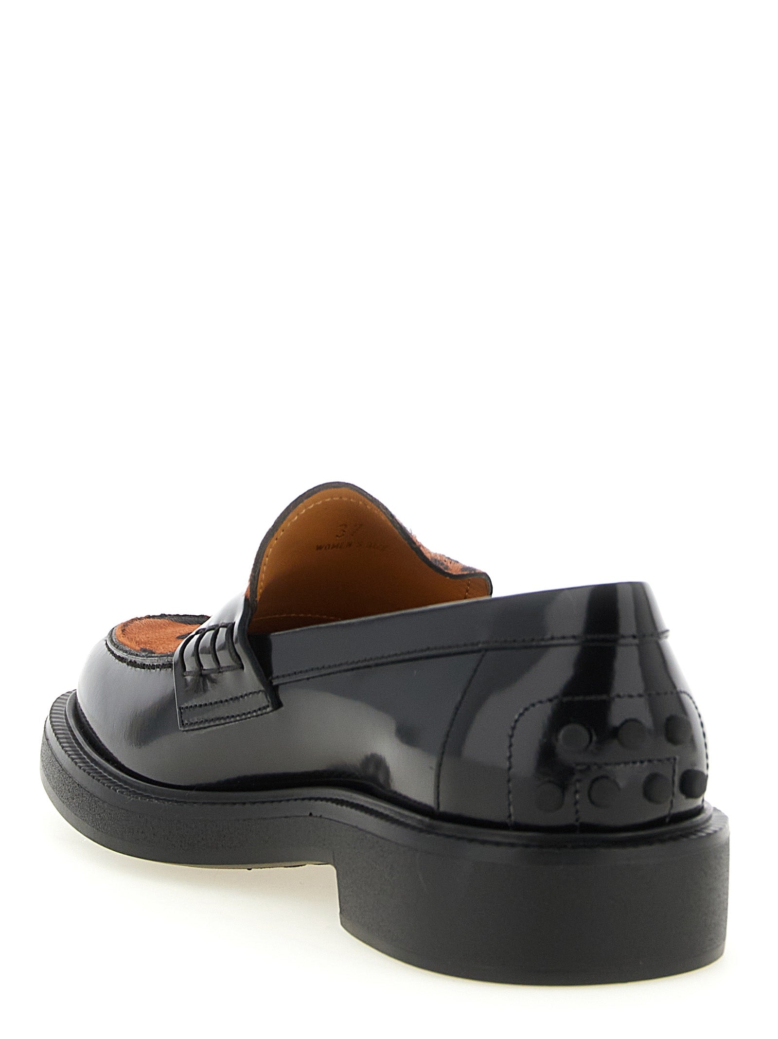 Tod's Schwarze Loafer aus Kalbsleder zum Hineinschlüpfen
