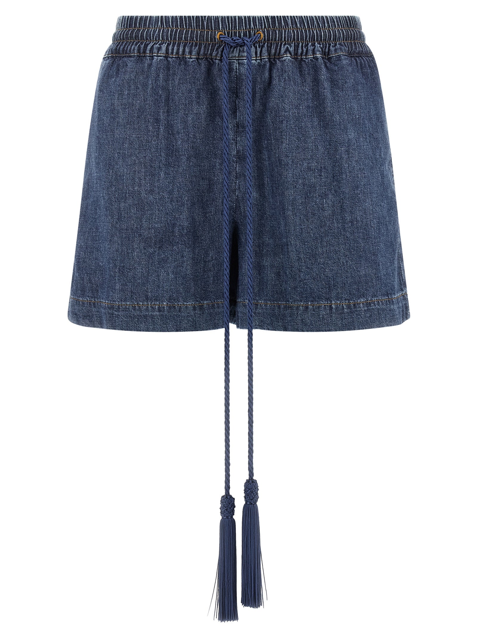 Valentino Garavani Blaue Baumwoll-Bermudashorts