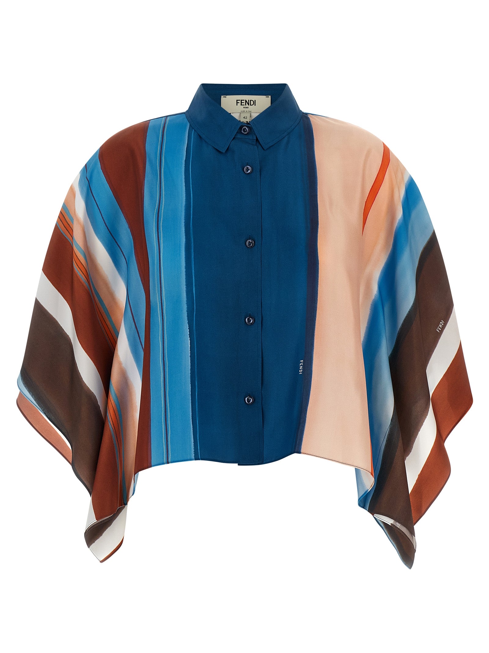 Fendi Mehrfarbige Seidenbluse