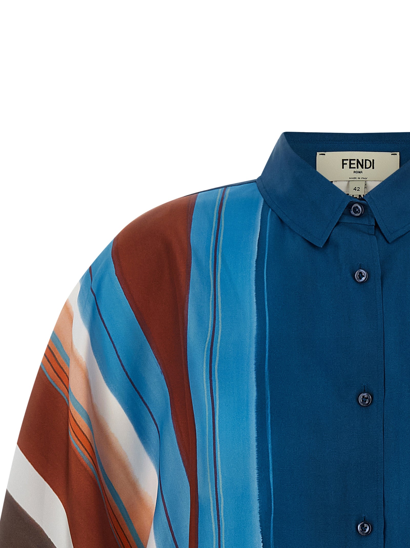 Fendi Mehrfarbige Seidenbluse
