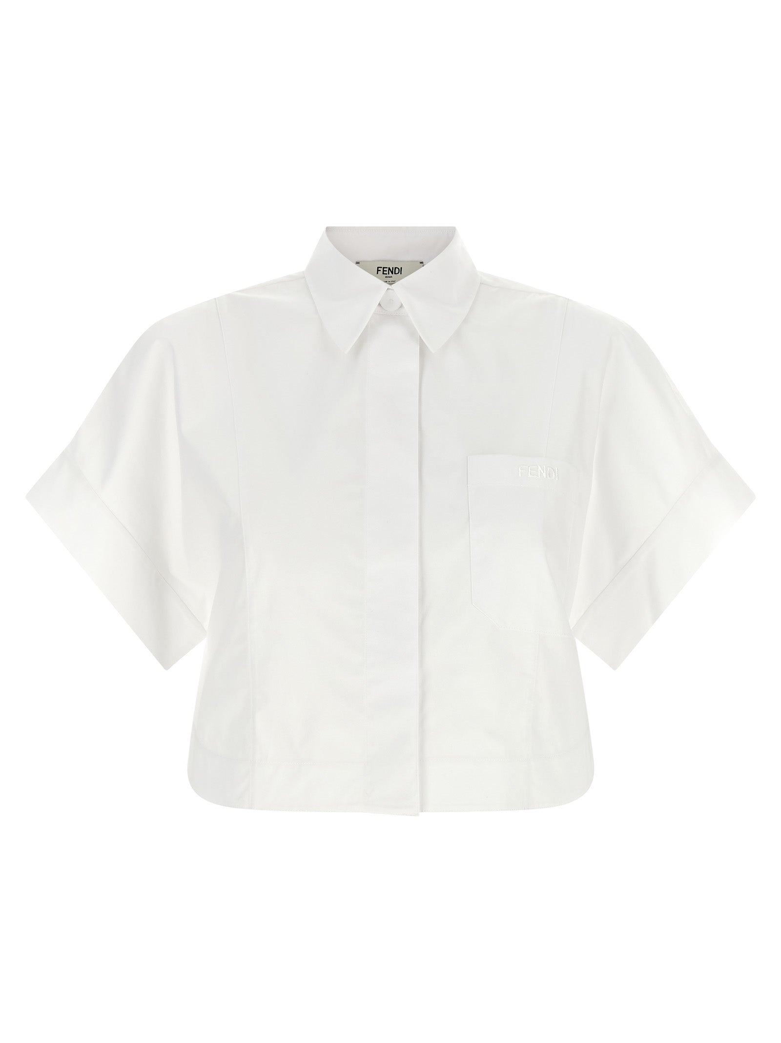 Fendi Weiße Baumwollbluse