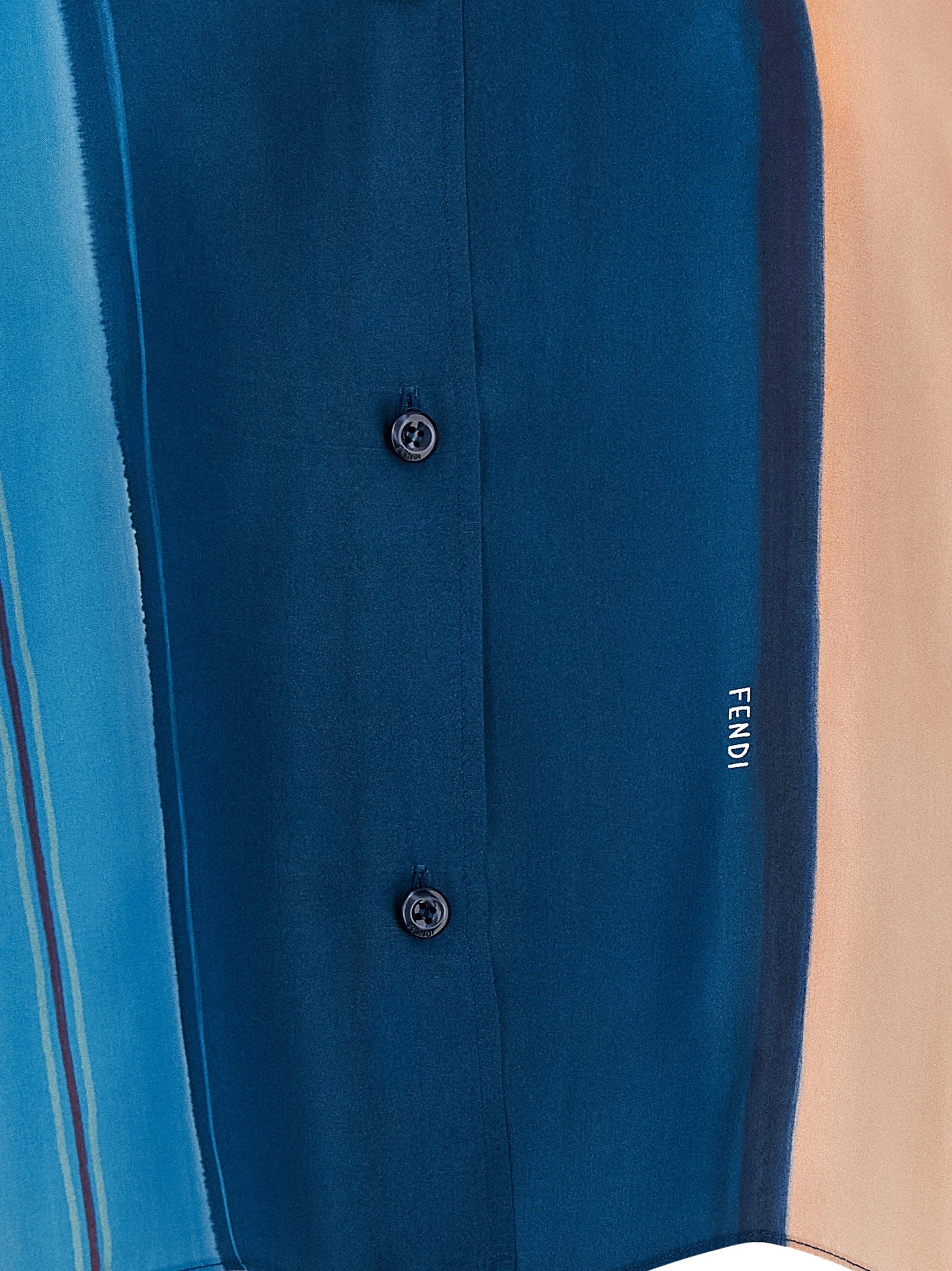 Fendi Mehrfarbige Seidenbluse