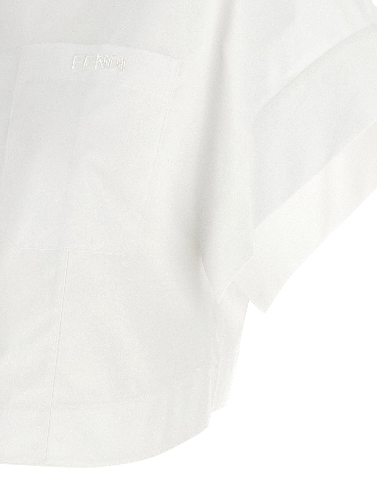 Fendi Weiße Baumwollbluse