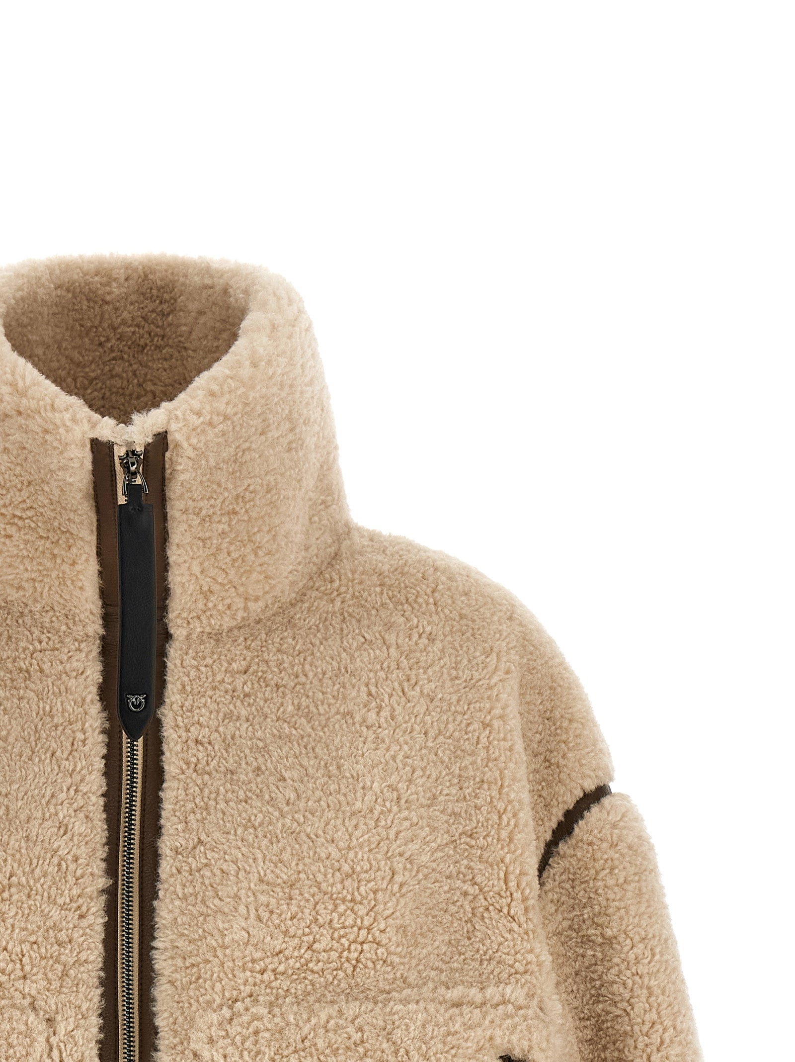 PINKO Beiger Wollmantel