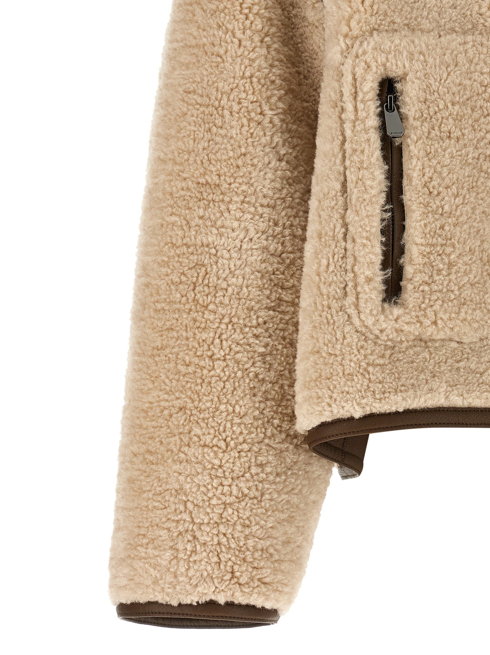 PINKO Beiger Wollmantel