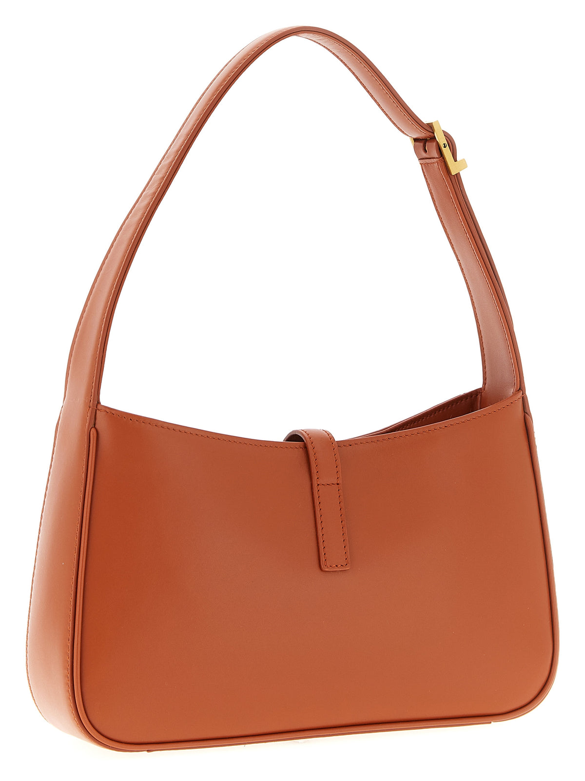 Saint Laurent Orange Kalbsleder Schultertasche