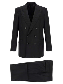 Tom Ford Schwarzer Woll-Zweiteiler