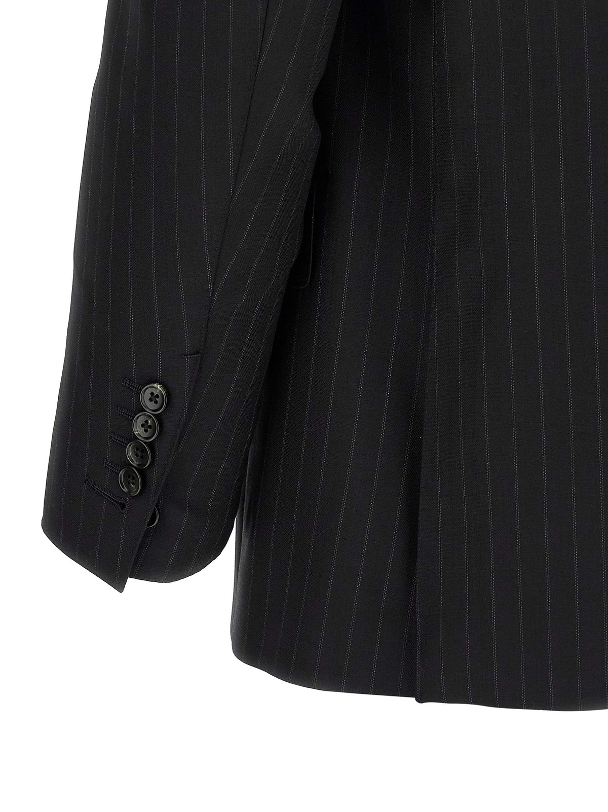 Tom Ford Schwarzer Woll-Zweiteiler