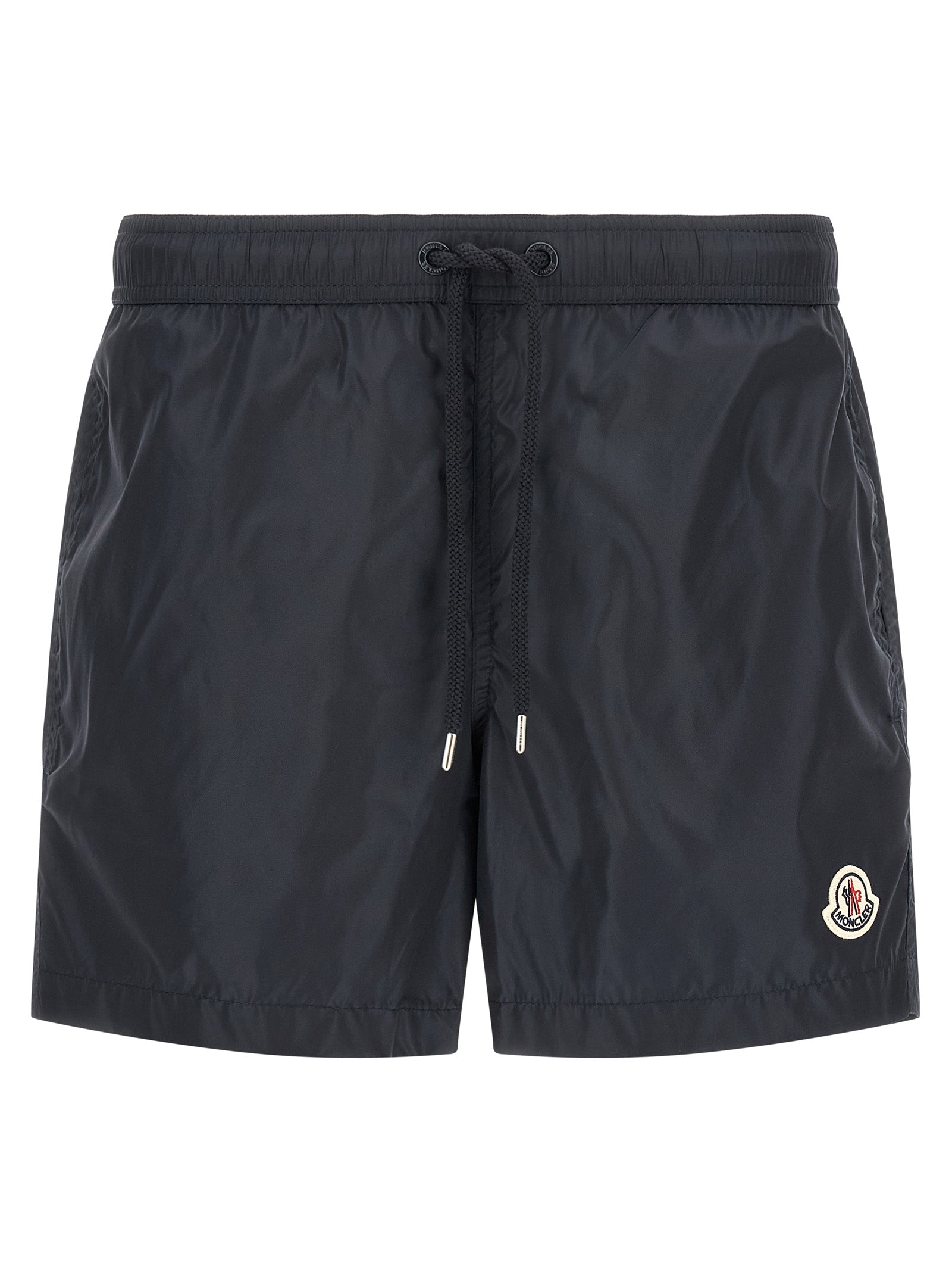 Moncler Blaue Cargo-Shorts aus Polyamid