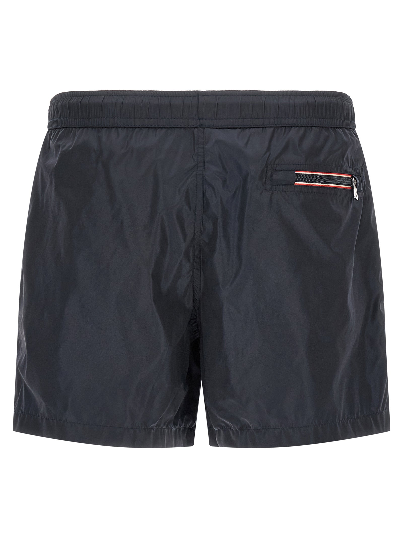 Moncler Blaue Cargo-Shorts aus Polyamid