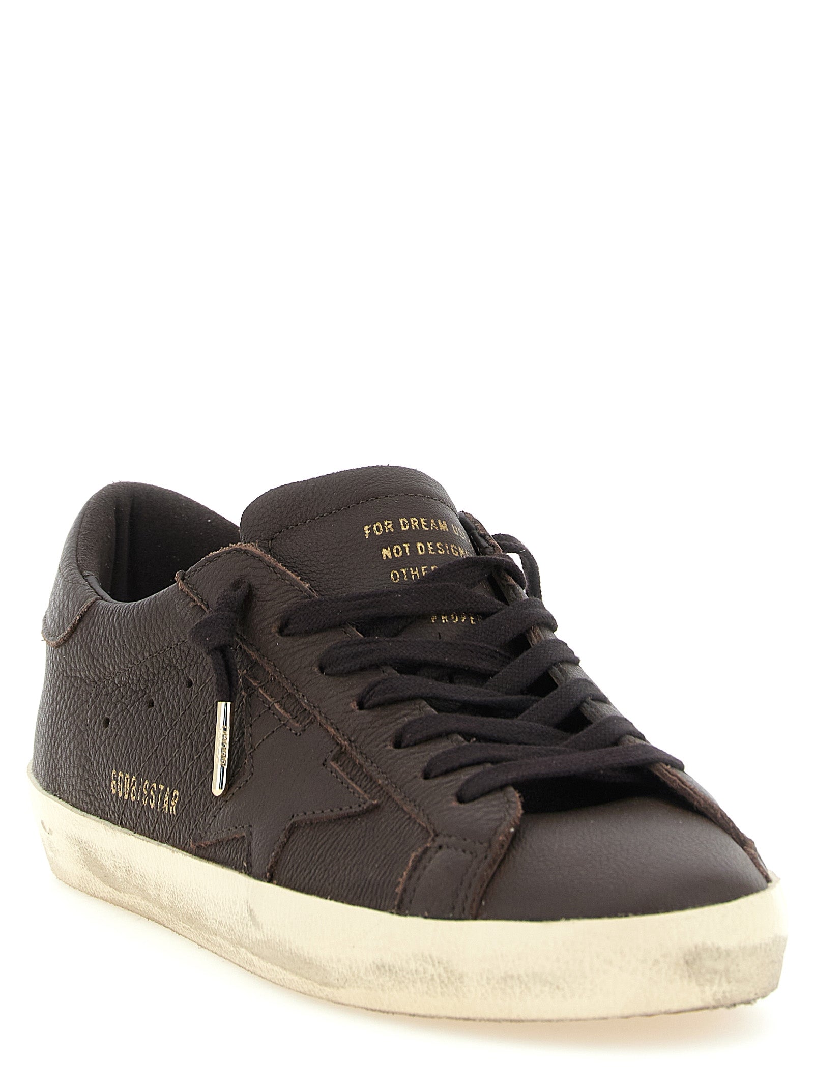 Golden Goose Sneakers aus braunem Rindsleder, Low-Top