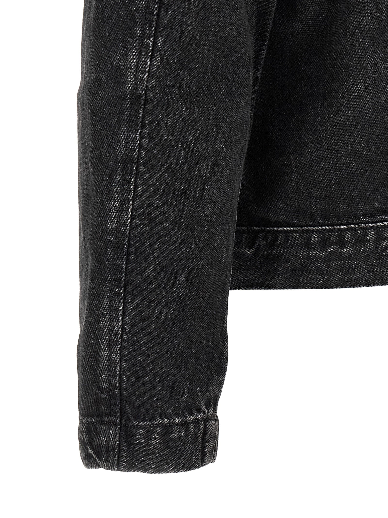 Diesel Schwarze Baumwoll-Denimjacke