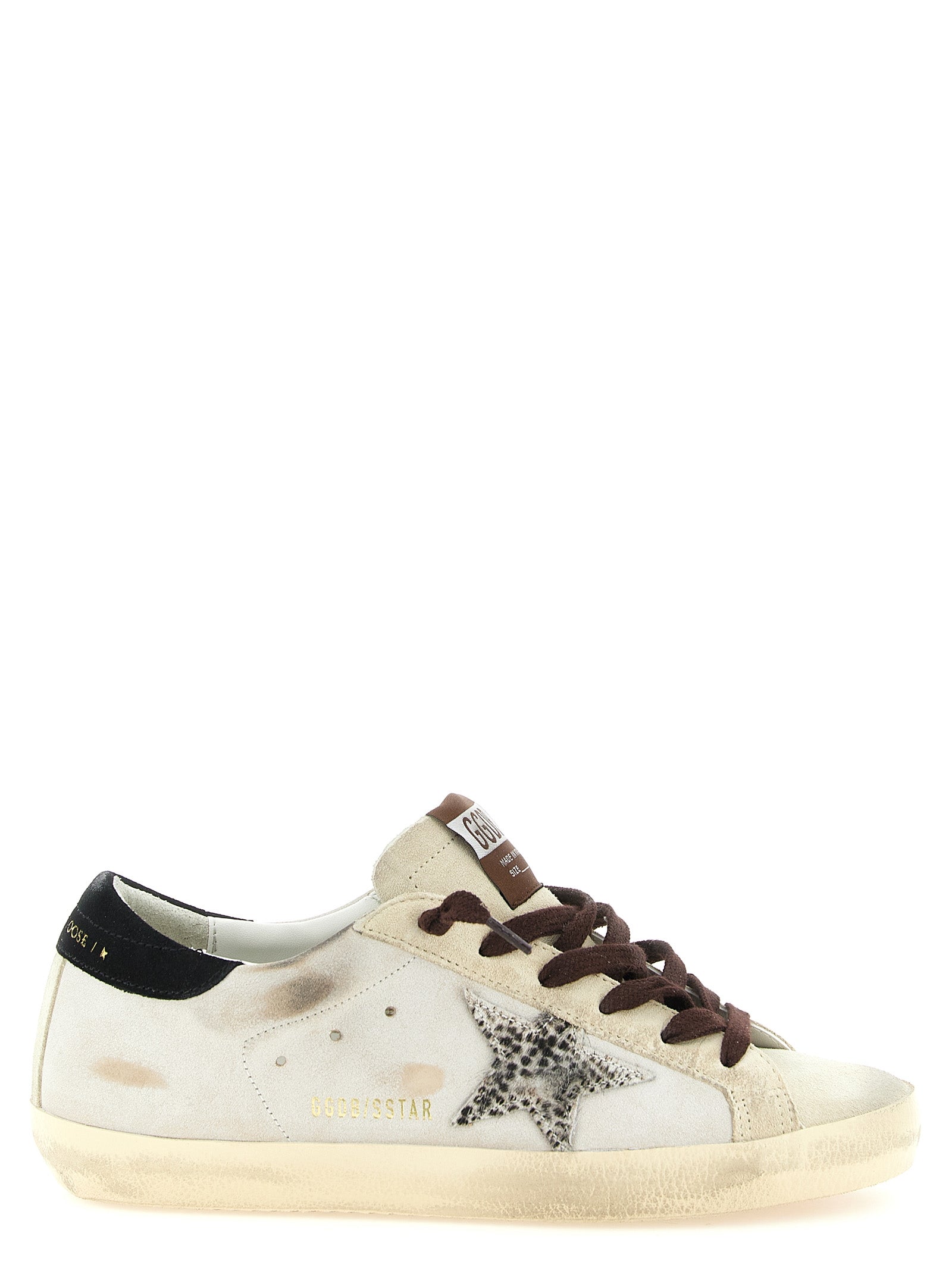 Golden Goose Mehrfarbige Low-Top-Sneaker aus Rindsleder