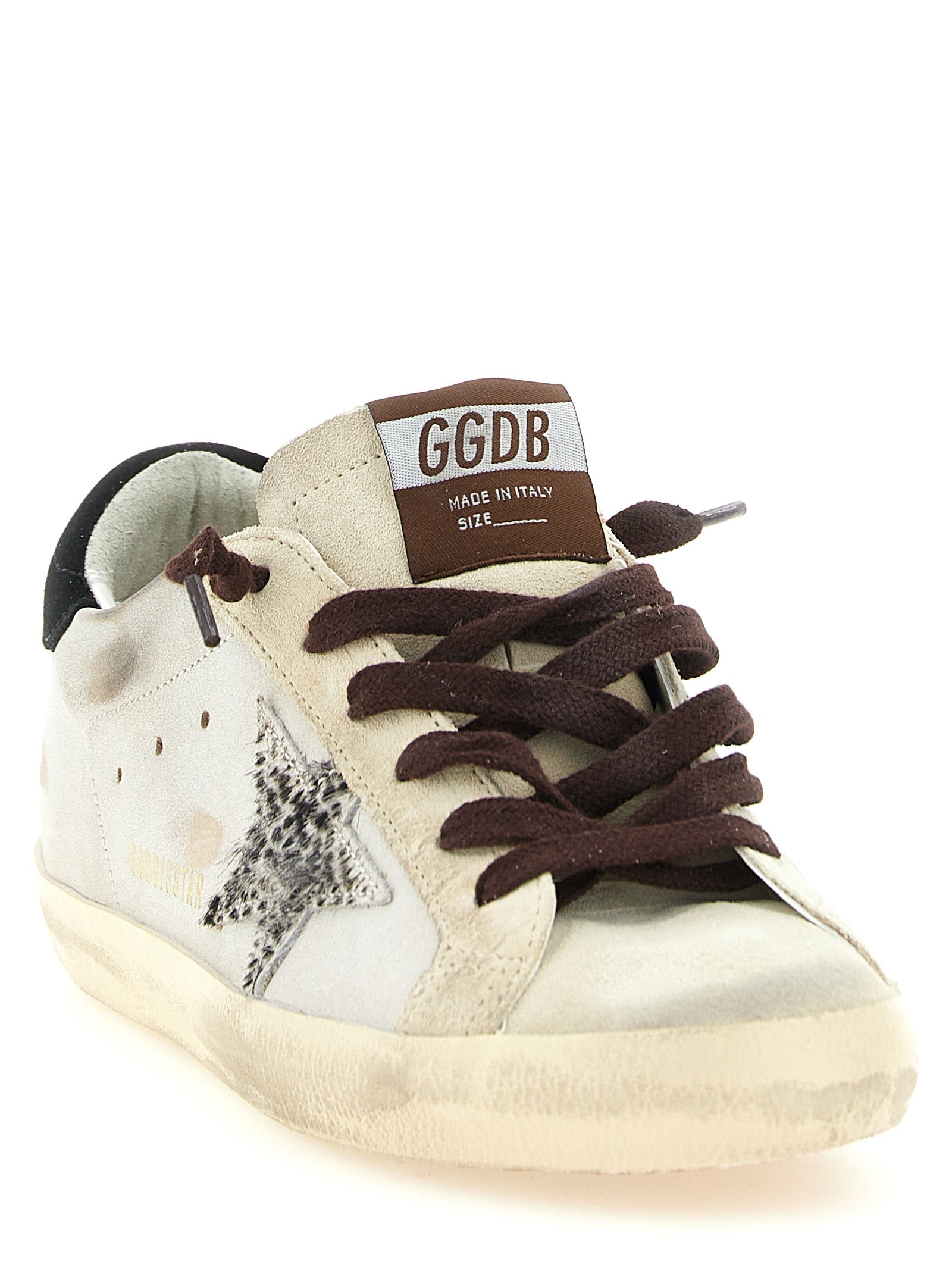 Golden Goose Mehrfarbige Low-Top-Sneaker aus Rindsleder