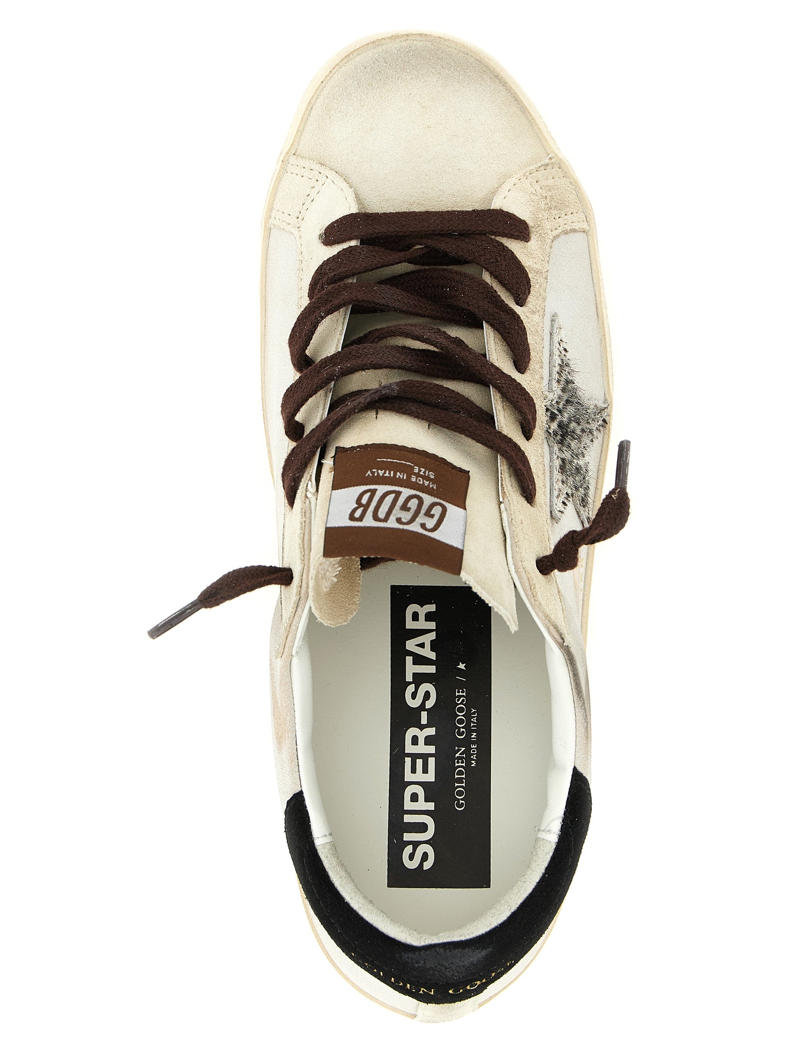 Golden Goose Mehrfarbige Low-Top-Sneaker aus Rindsleder