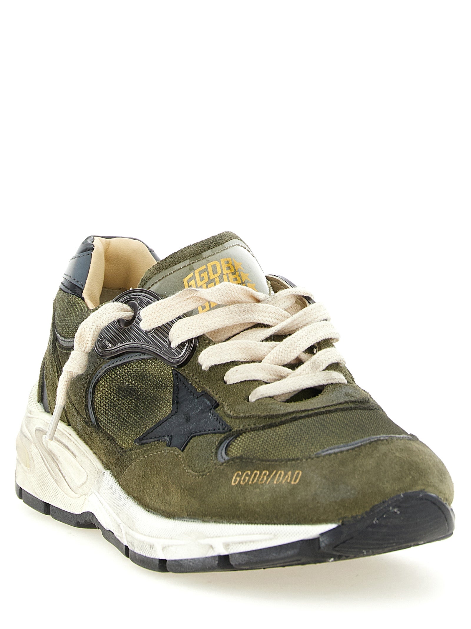 Golden Goose Zweifarbige Leder-Sneaker im Athletic-Stil