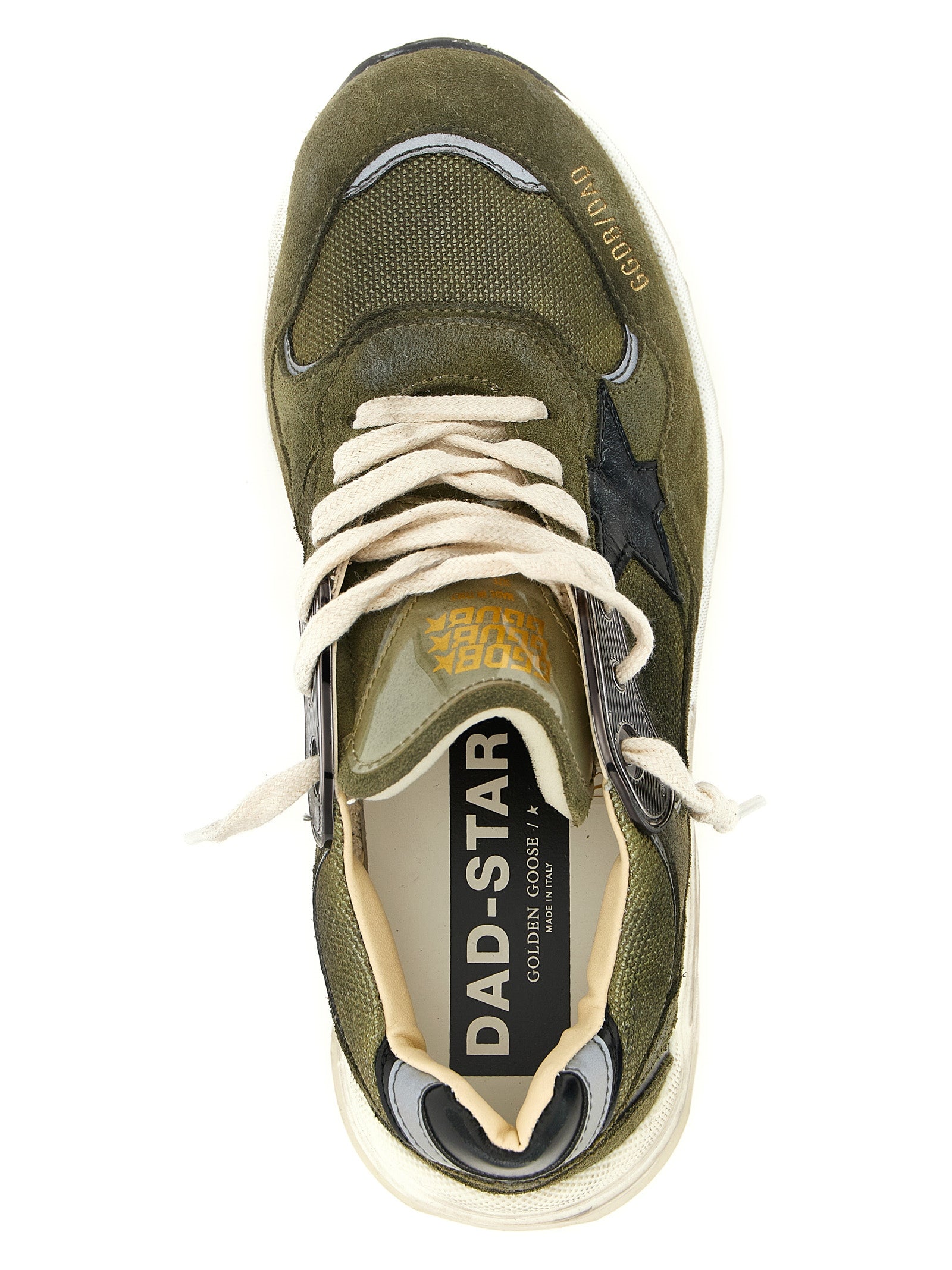 Golden Goose Zweifarbige Leder-Sneaker im Athletic-Stil