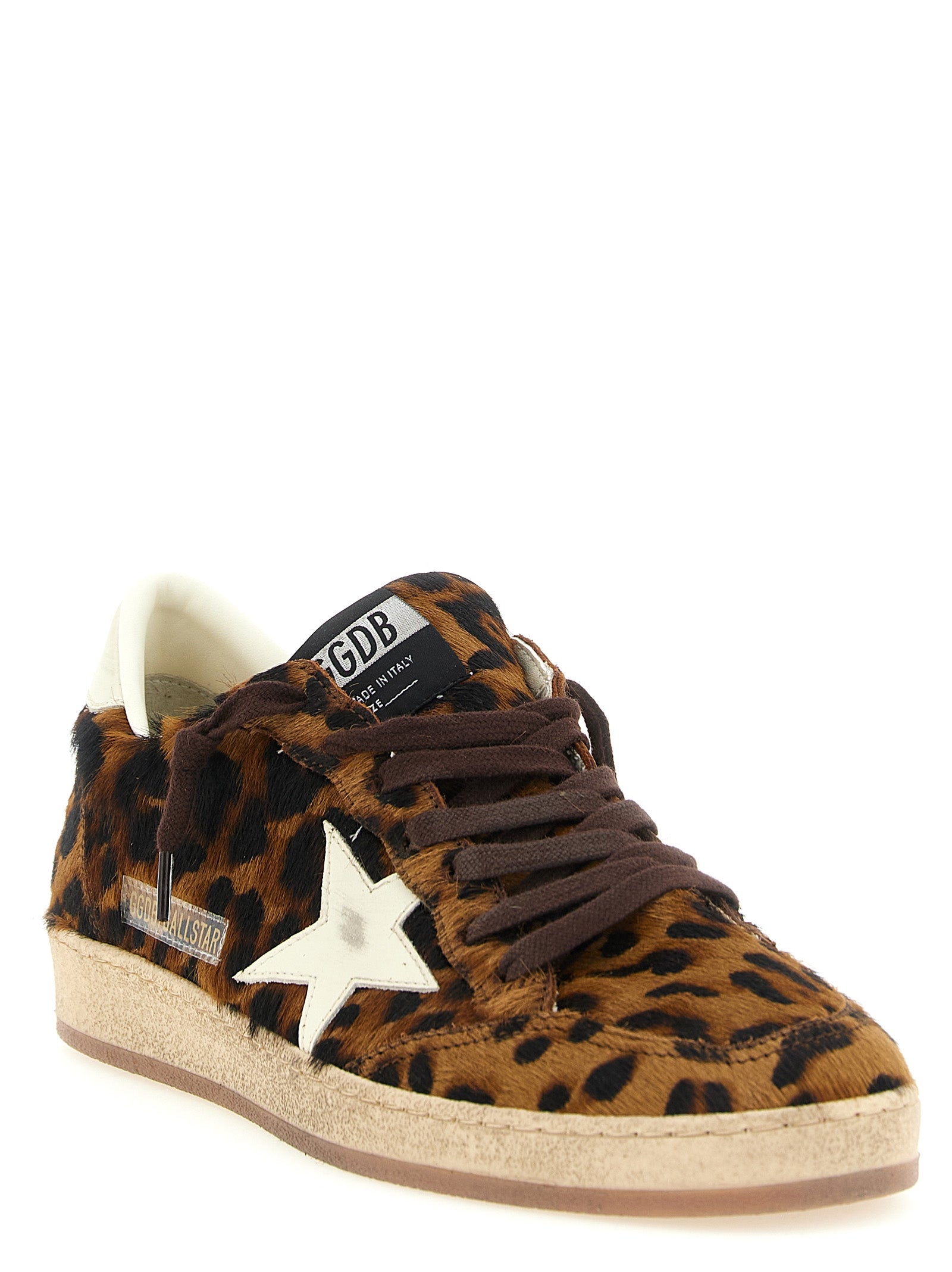 Golden Goose Sneakers aus braunem Rindsleder, Low-Top