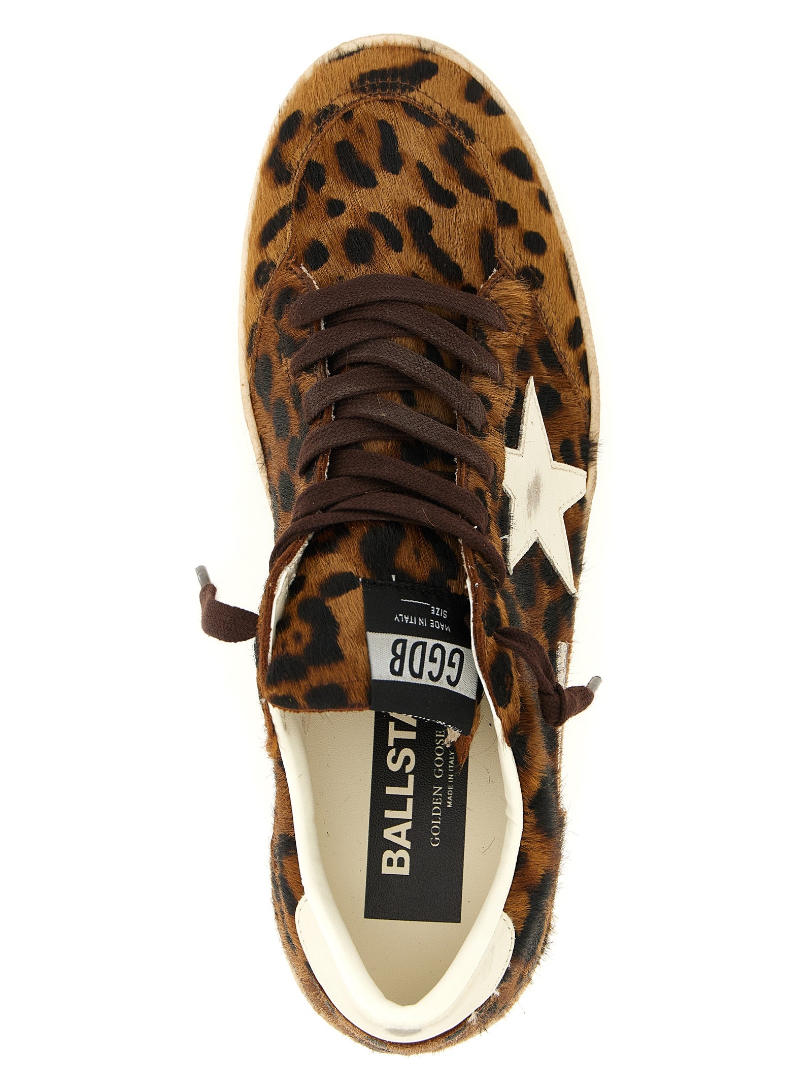 Golden Goose Sneakers aus braunem Rindsleder, Low-Top