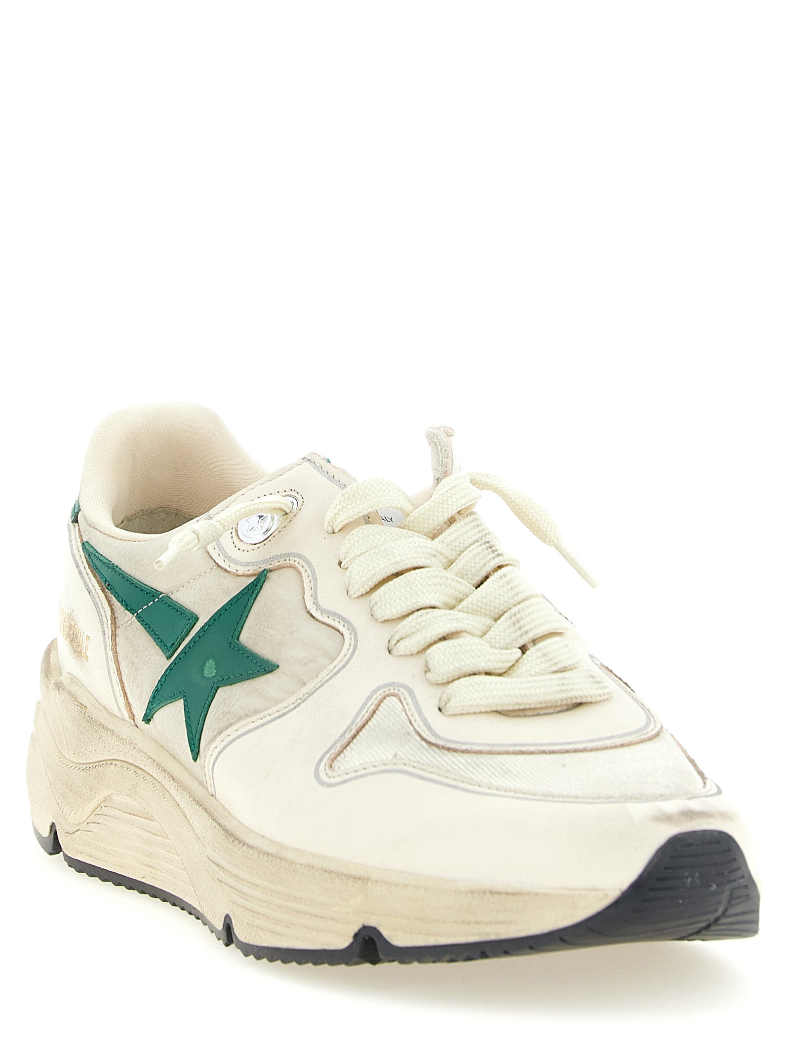 Golden Goose Zweifarbige Leder-Sneaker im Athletic-Stil