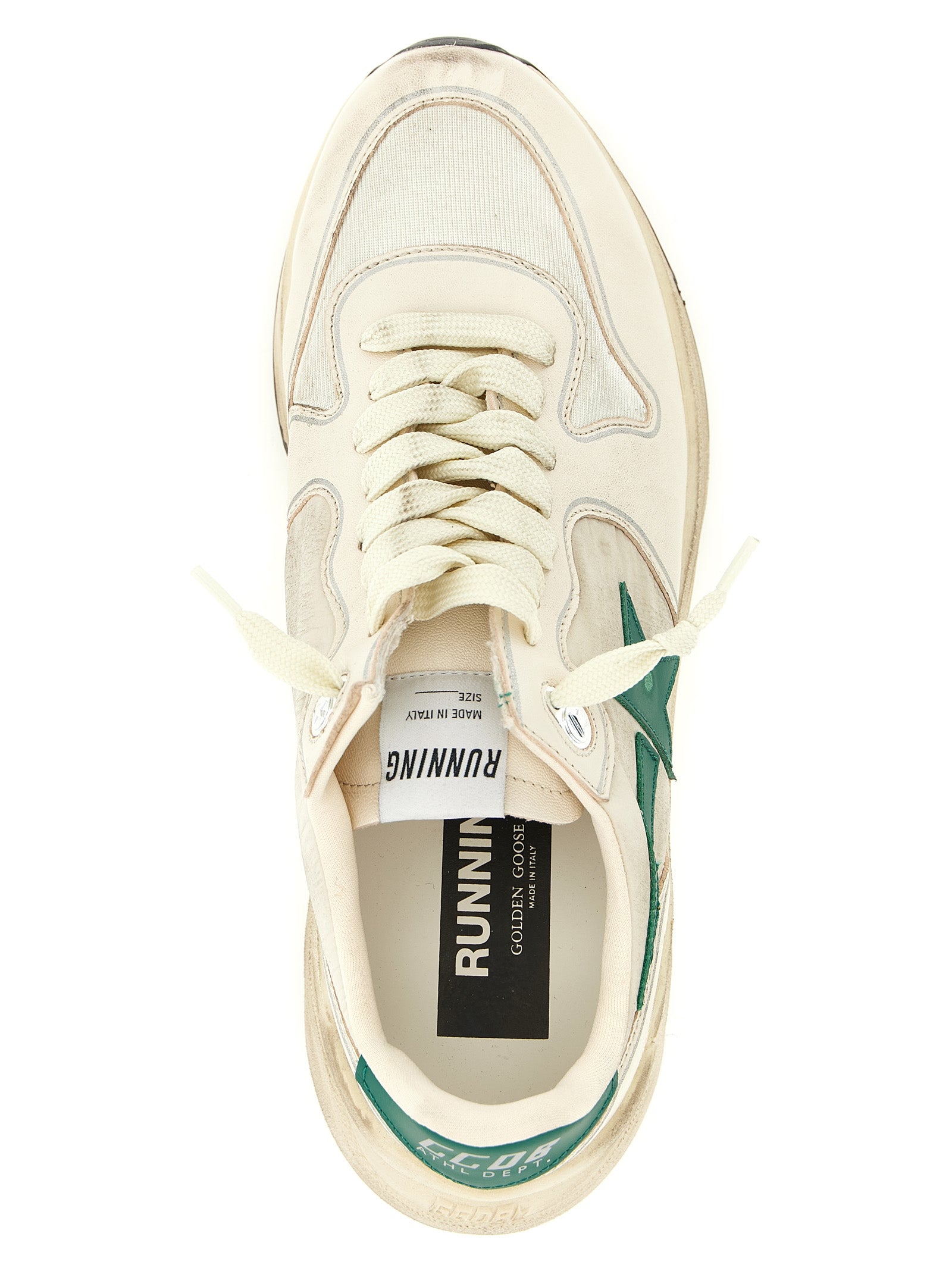 Golden Goose Zweifarbige Leder-Sneaker im Athletic-Stil