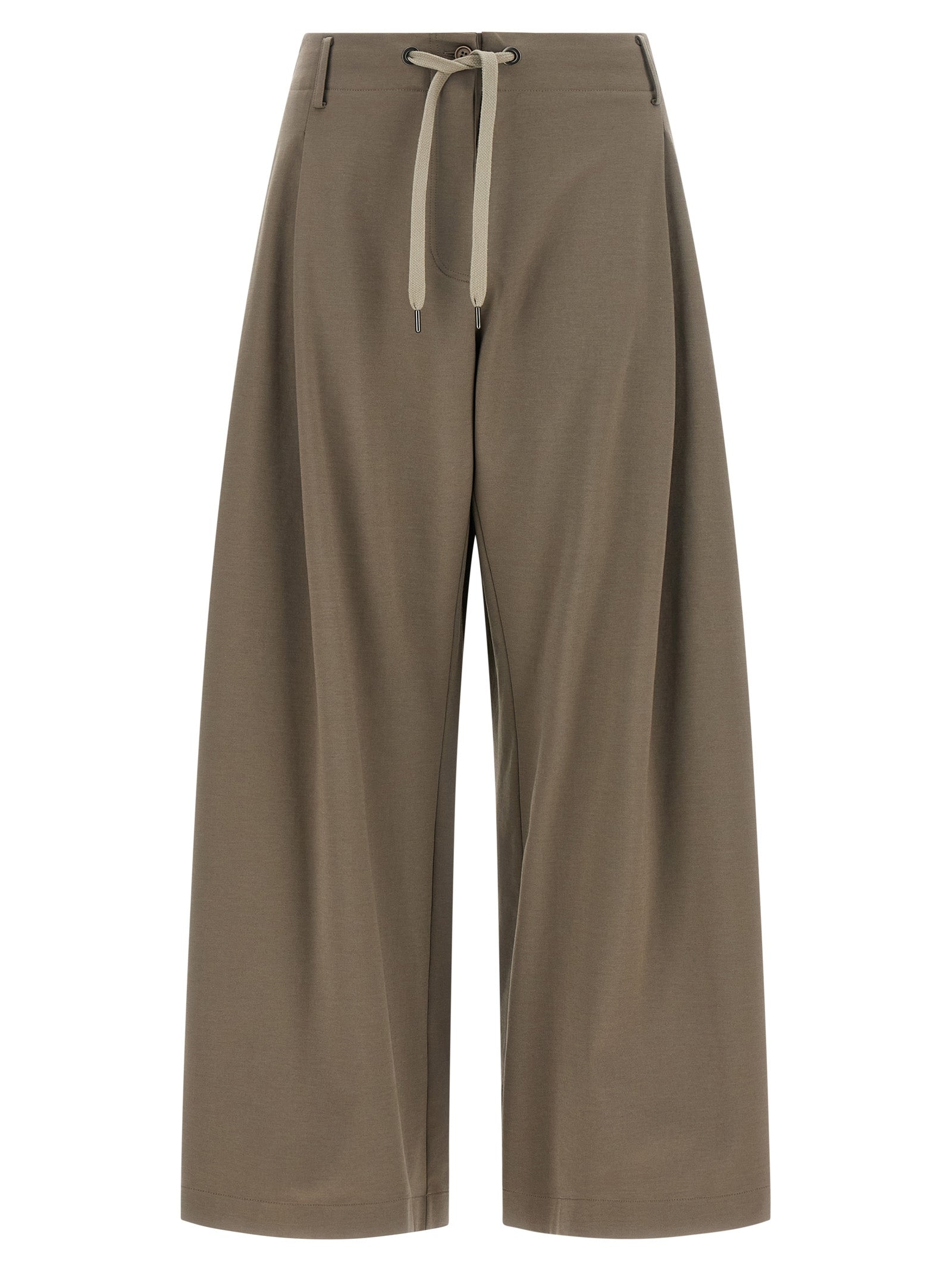 Brunello Cucinelli Schicke graue Hose aus Baumwollmischung