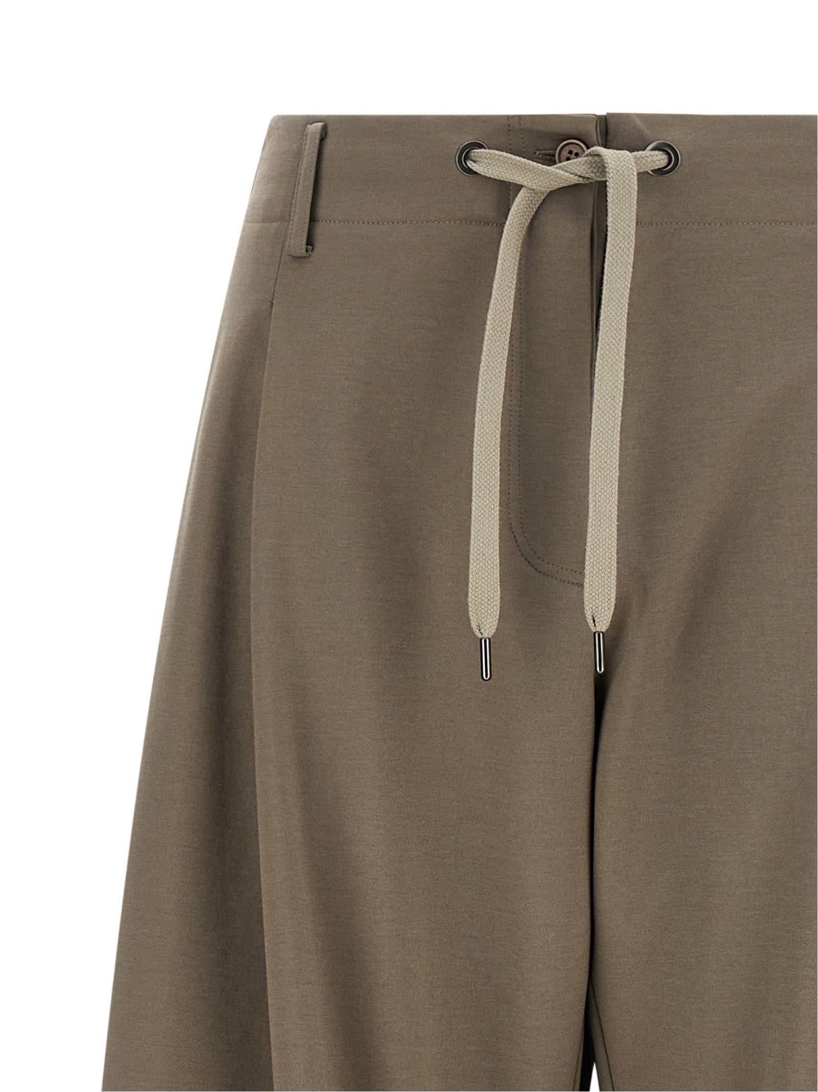 Brunello Cucinelli Schicke graue Hose aus Baumwollmischung