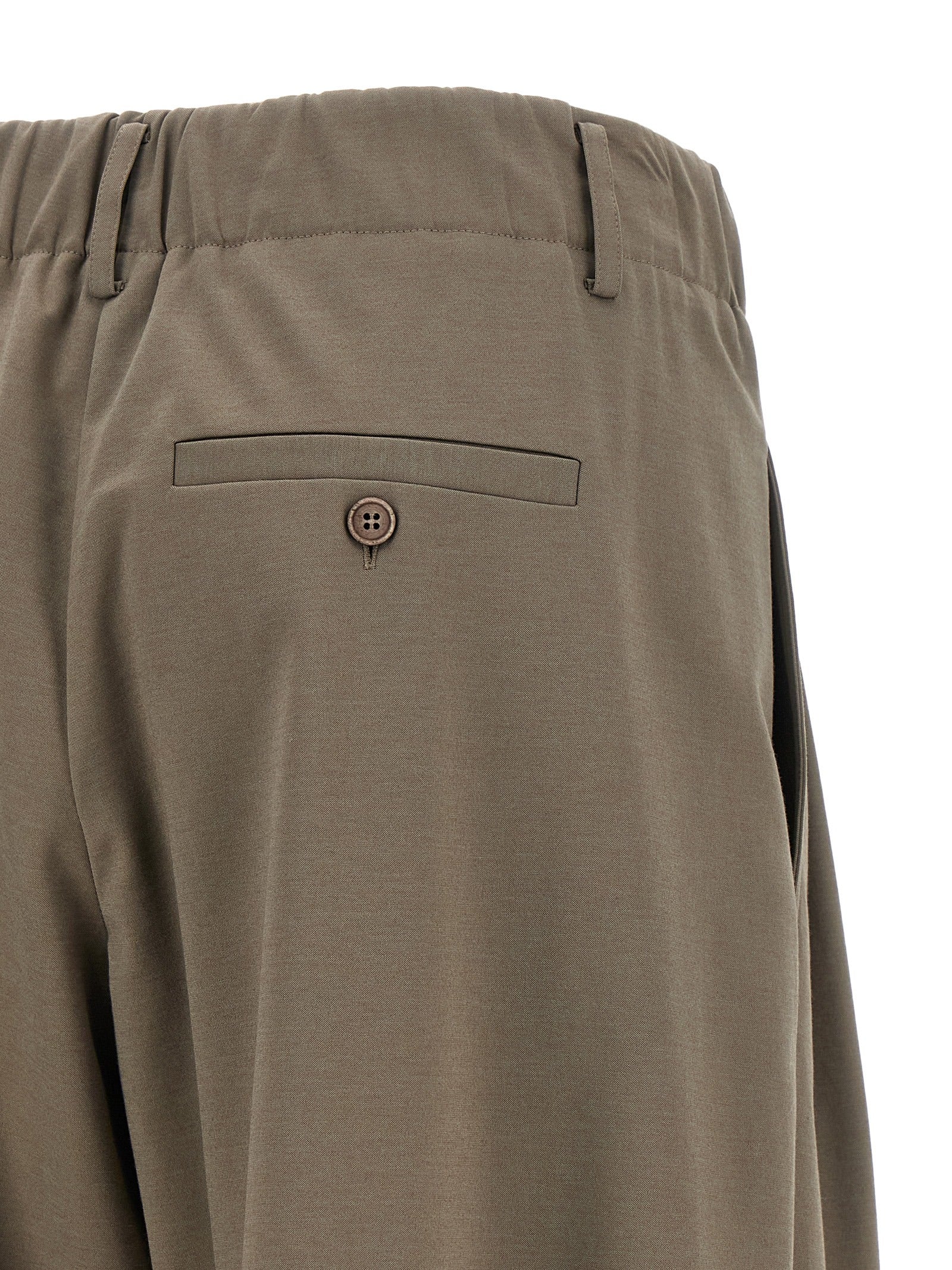 Brunello Cucinelli Schicke graue Hose aus Baumwollmischung