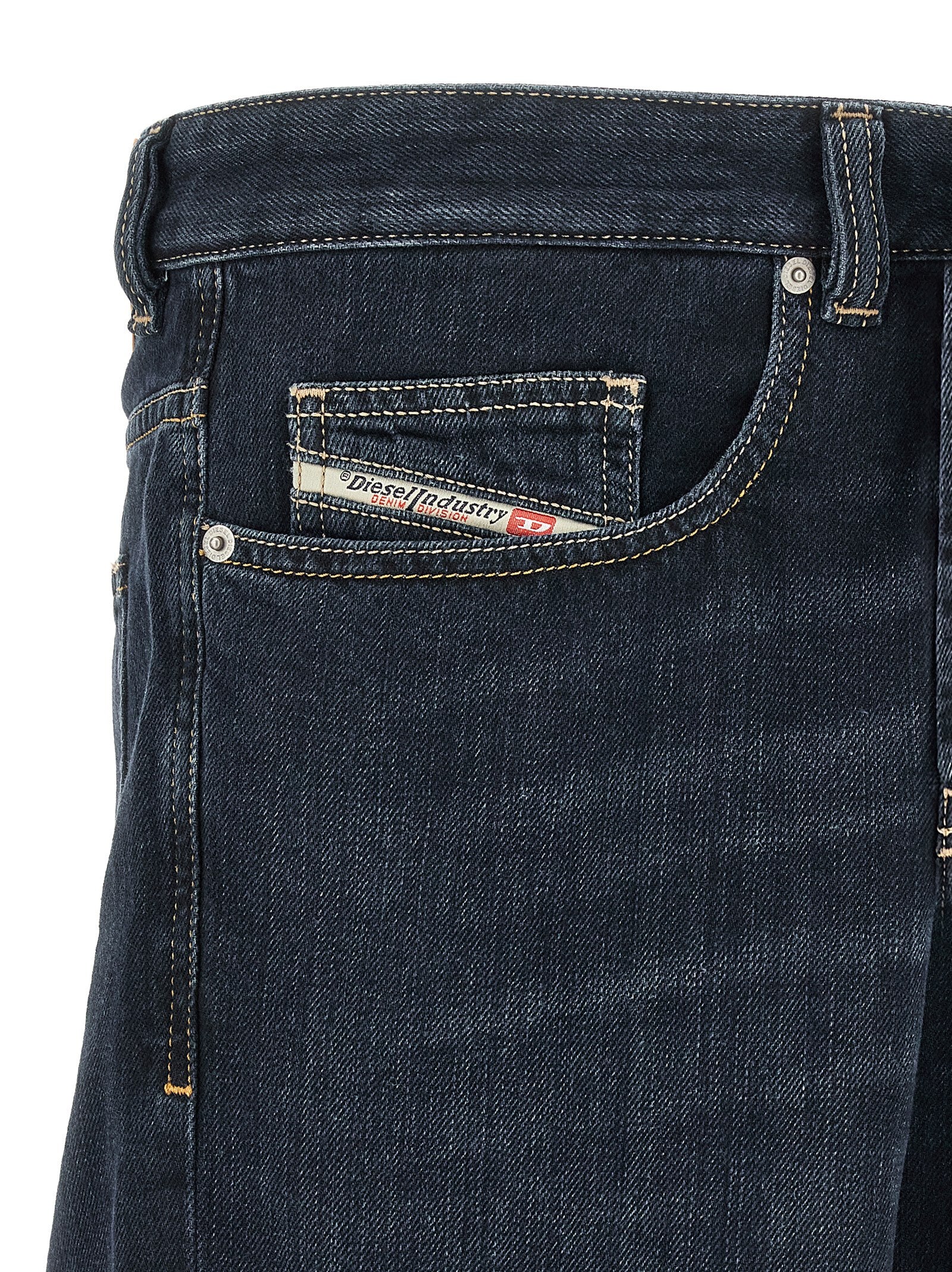 Diesel Blaue Baumwolljeans im Relaxed Fit