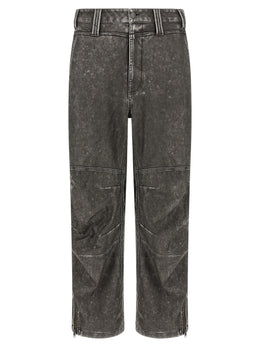 Diesel Graue Freizeithose aus Polyethylen