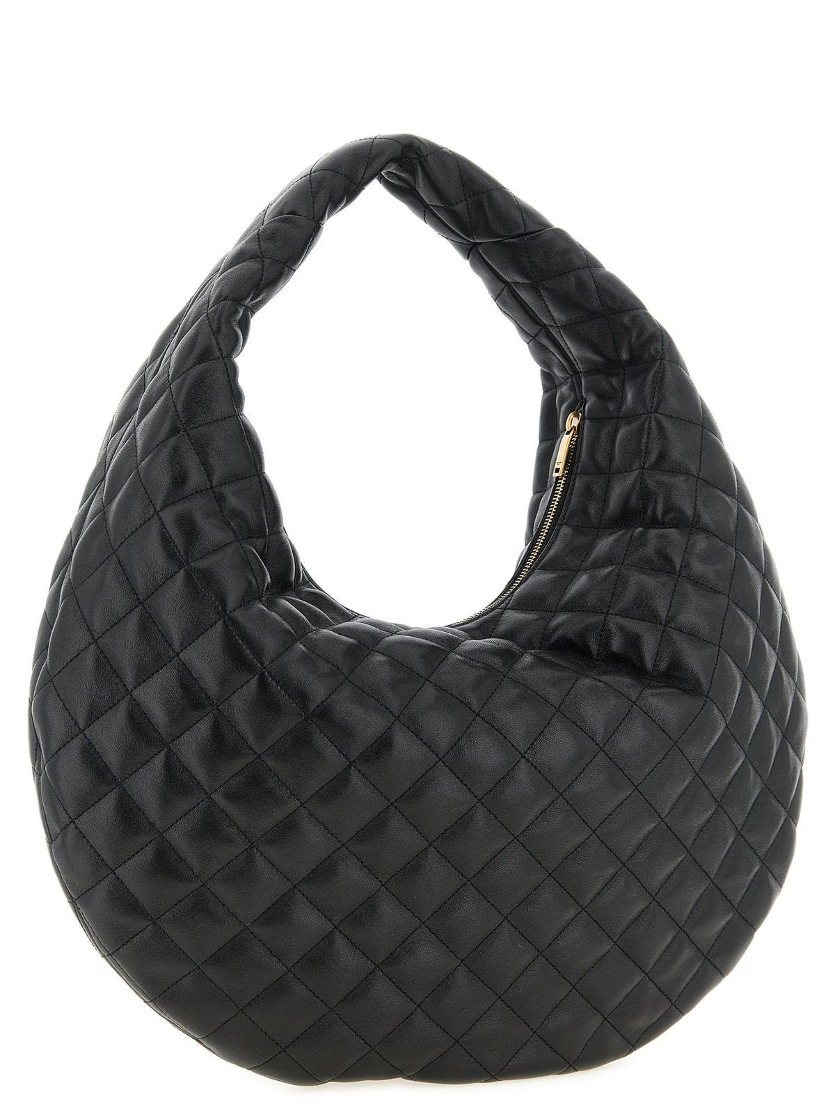Saint Laurent Schwarze Lammleder-Schultertasche