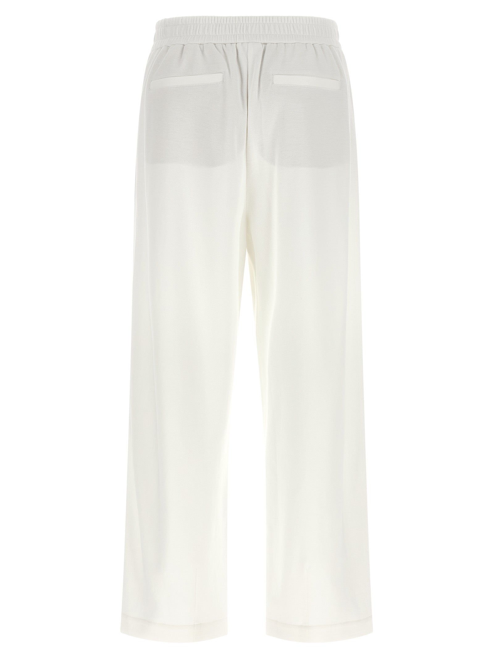 Brunello Cucinelli Weiße Baumwoll-Jogginghose (Trainingshose)