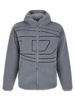 Diesel Graues Polyester-Sweatshirt