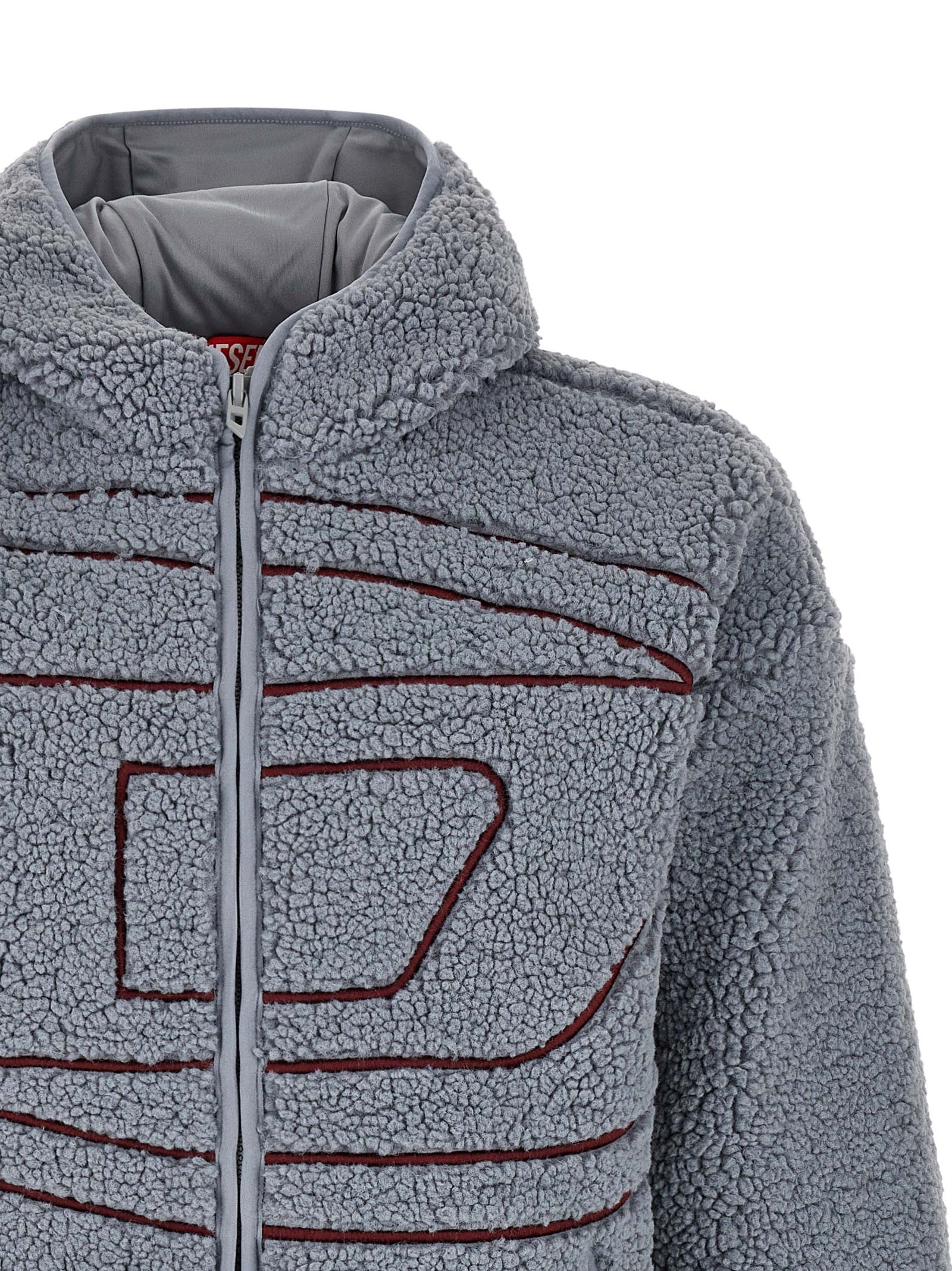 Diesel Graues Polyester-Sweatshirt