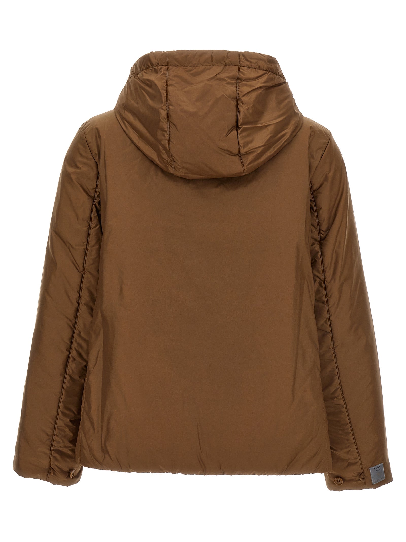 Max Mara Braune Shell-Jacke aus Polyester