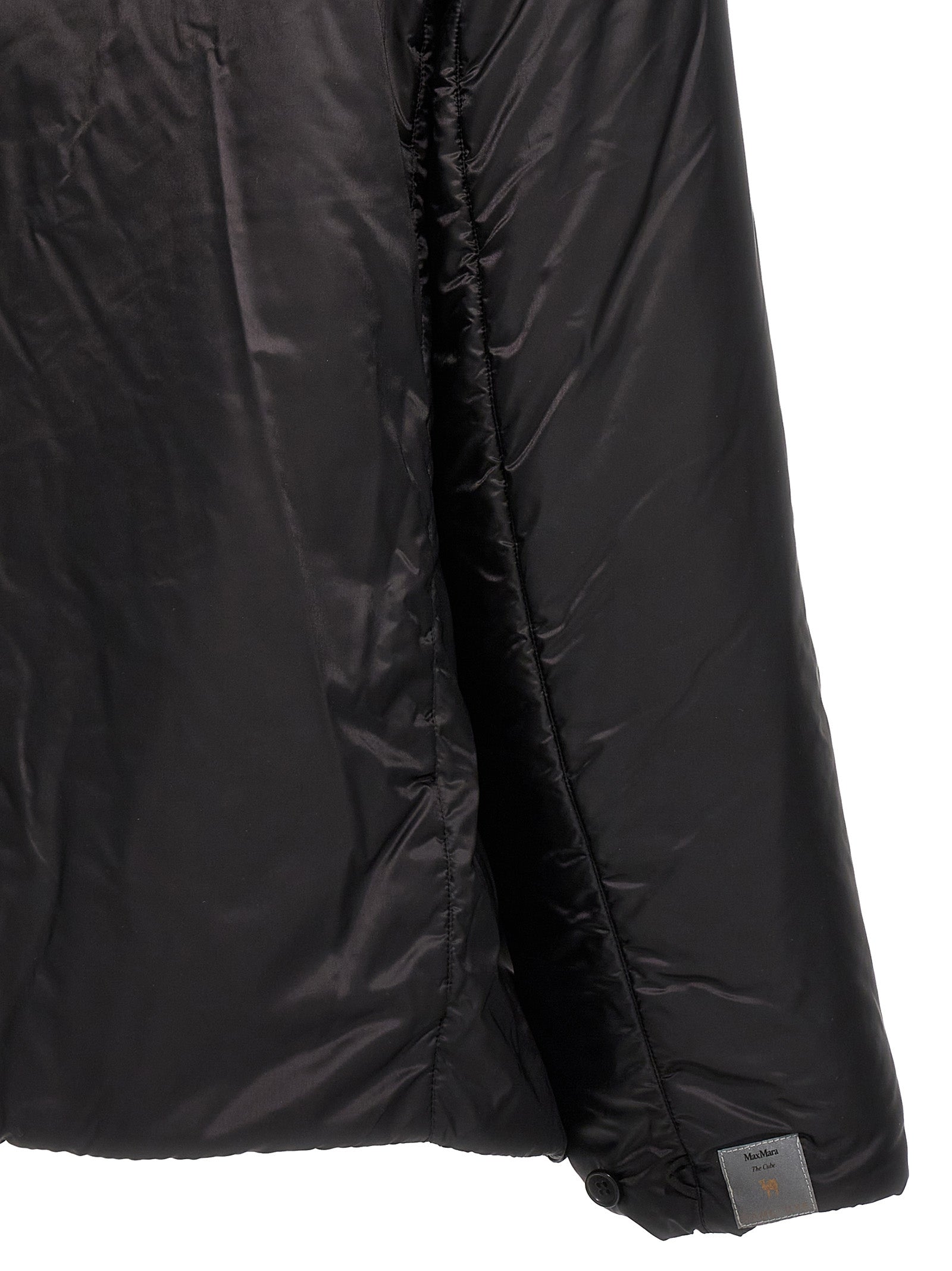Max Mara Schwarze Shell-Jacke aus Polyester