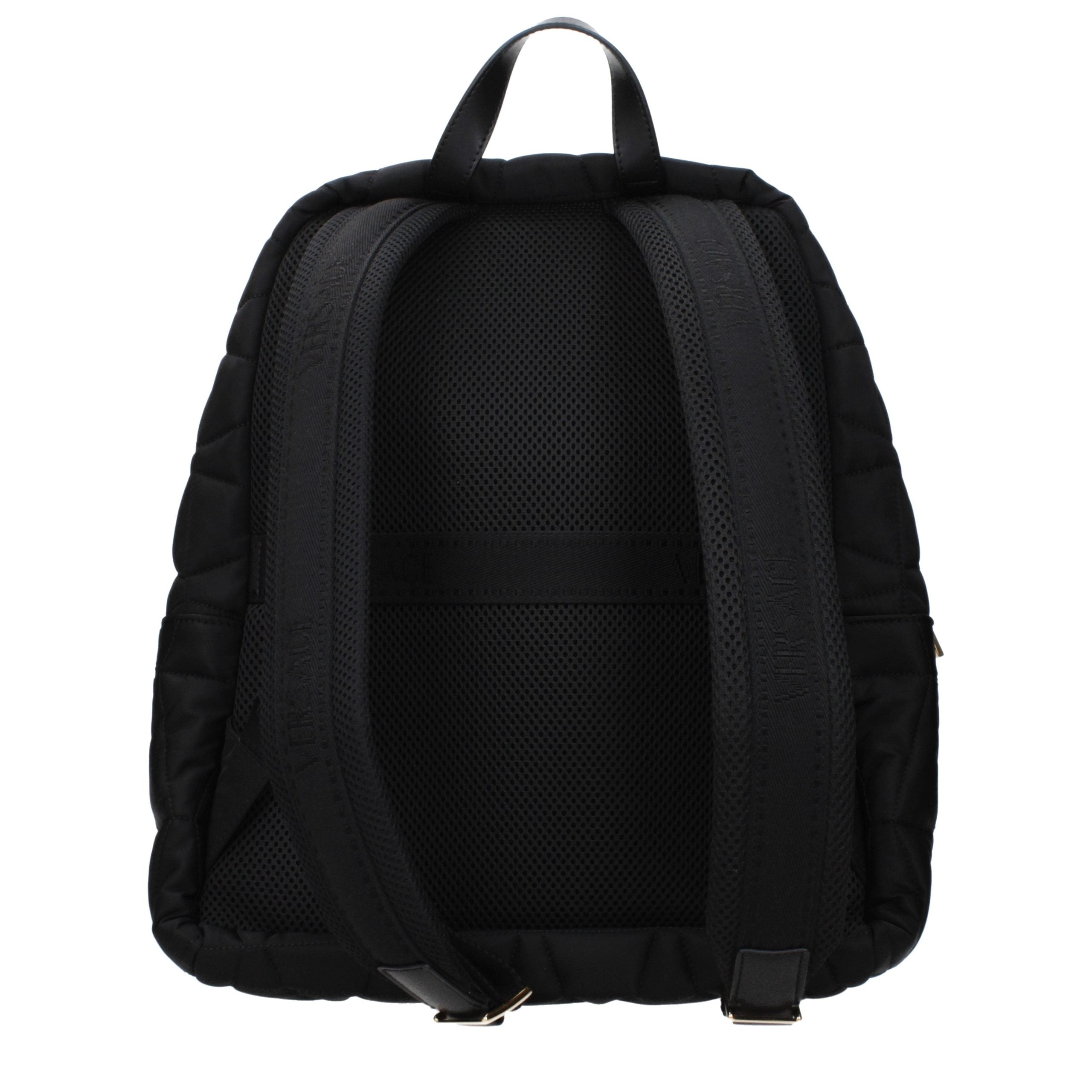 Versace Schwarzer Rucksack aus Stoff