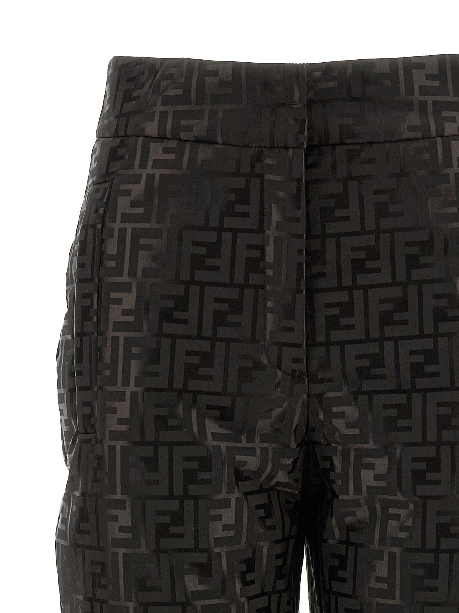 Fendi Braune Baumwoll-Sporthose