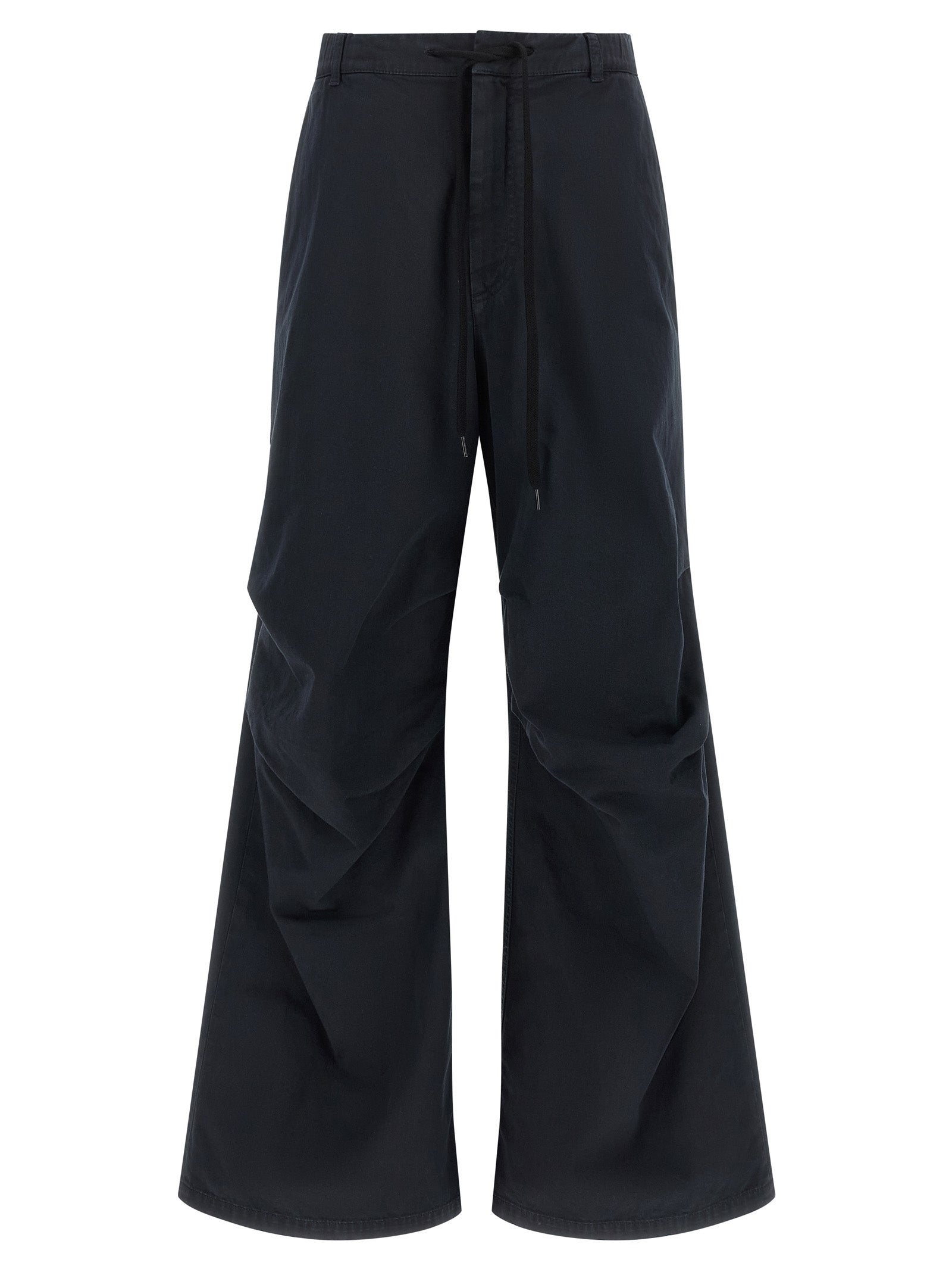 MM6 Maison Margiela Blaue Baumwoll-Freizeithose