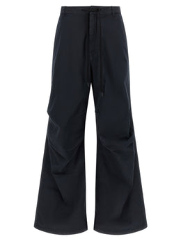 MM6 Maison Margiela Blaue Baumwoll-Freizeithose