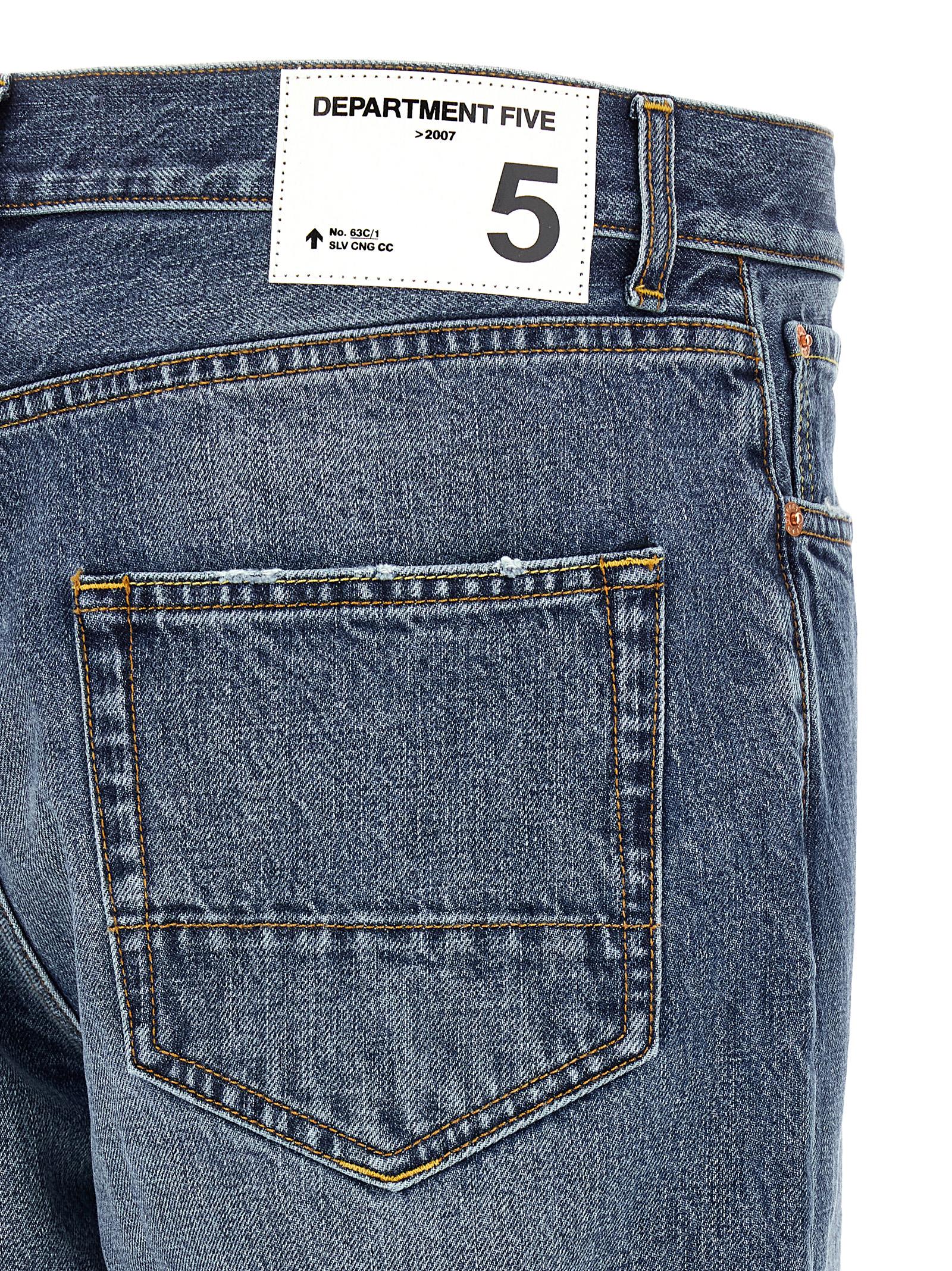 Department 5 Blaue Baumwolljeans im Relaxed Fit