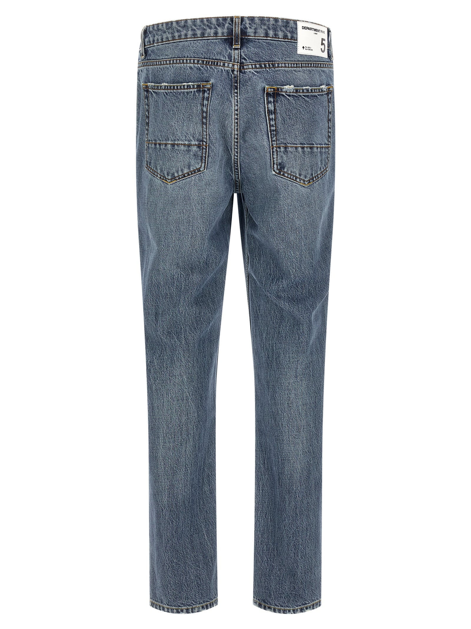Department 5 Blaue Baumwolljeans im Relaxed Fit