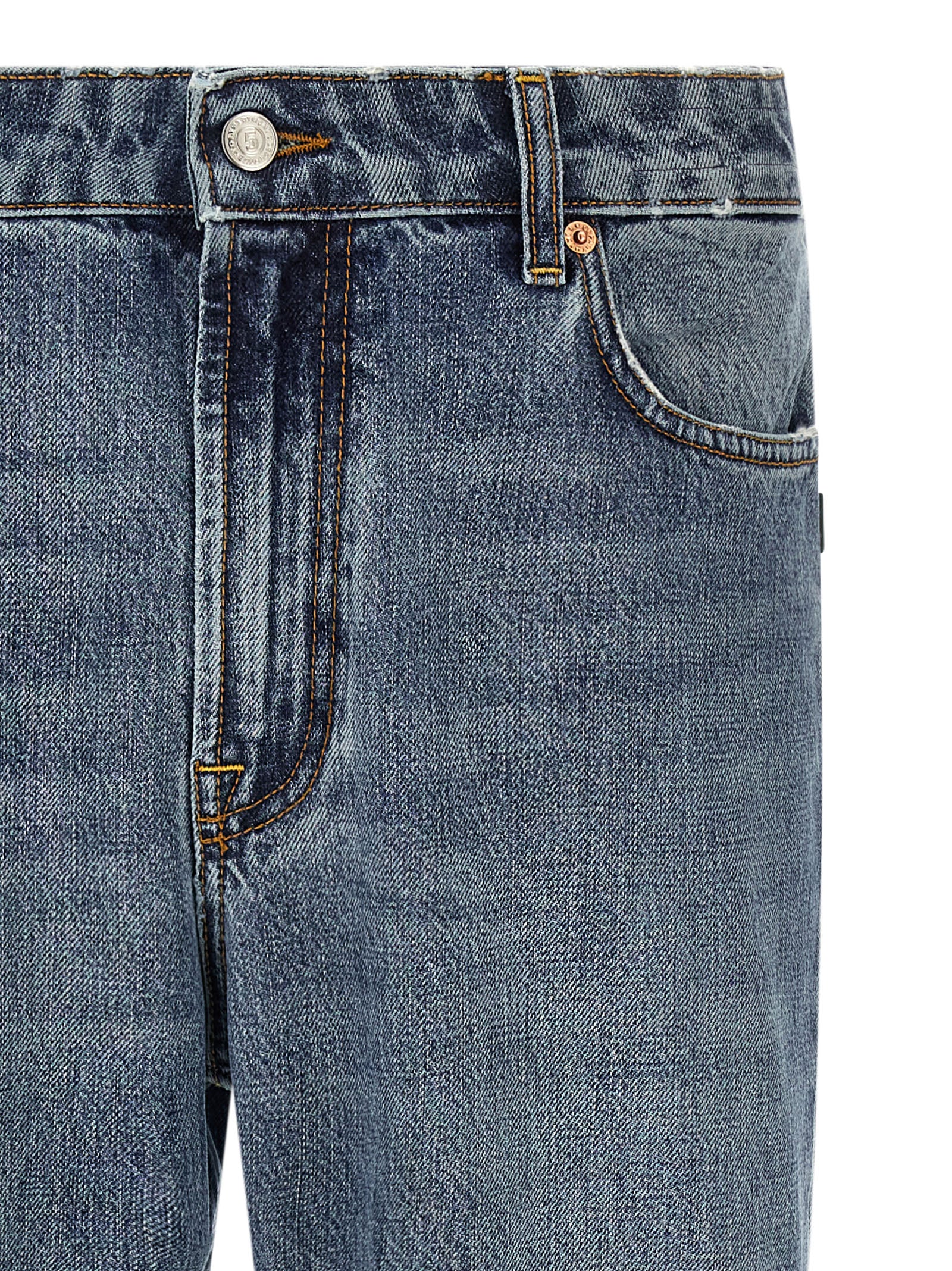 Department 5 Blaue Baumwolljeans im Relaxed Fit