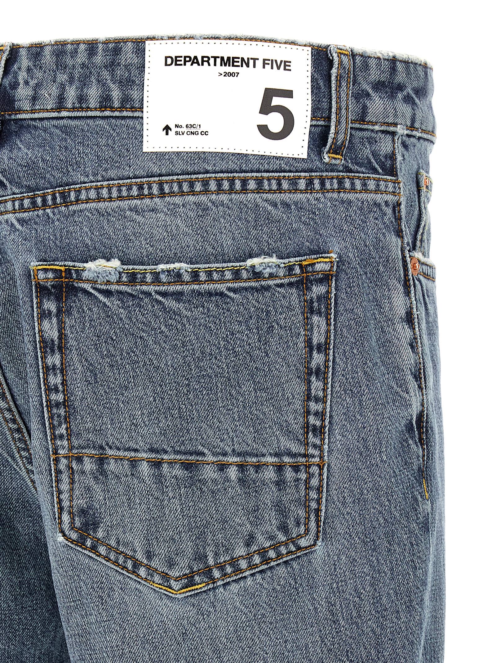 Department 5 Blaue Baumwolljeans im Relaxed Fit